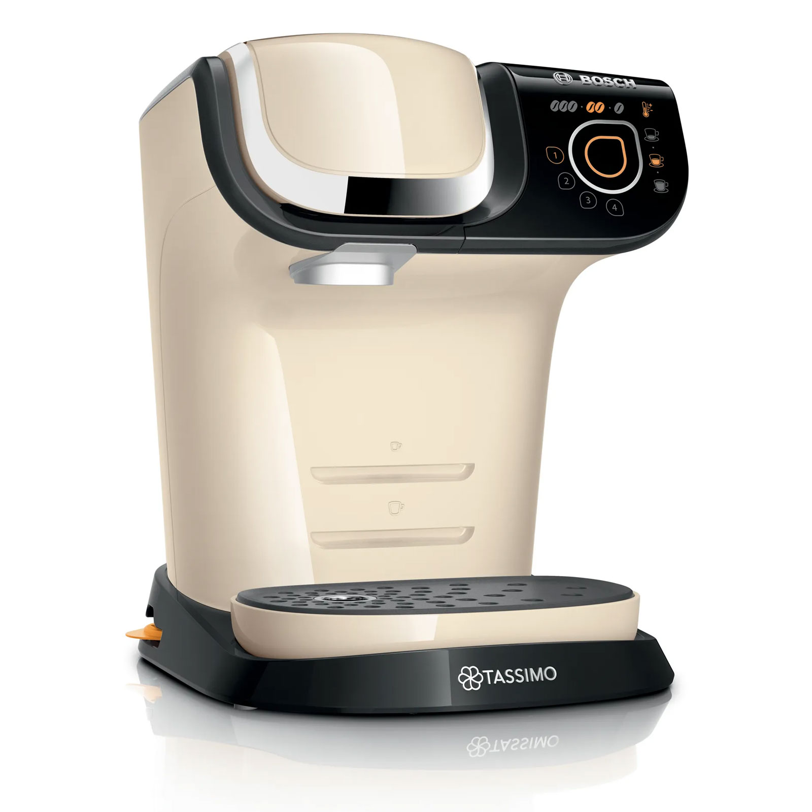 Bosch TAS6502 Tassimo Kapselmaschine + Jacobs Kaffeekapseln Latte Macchiato Vanille