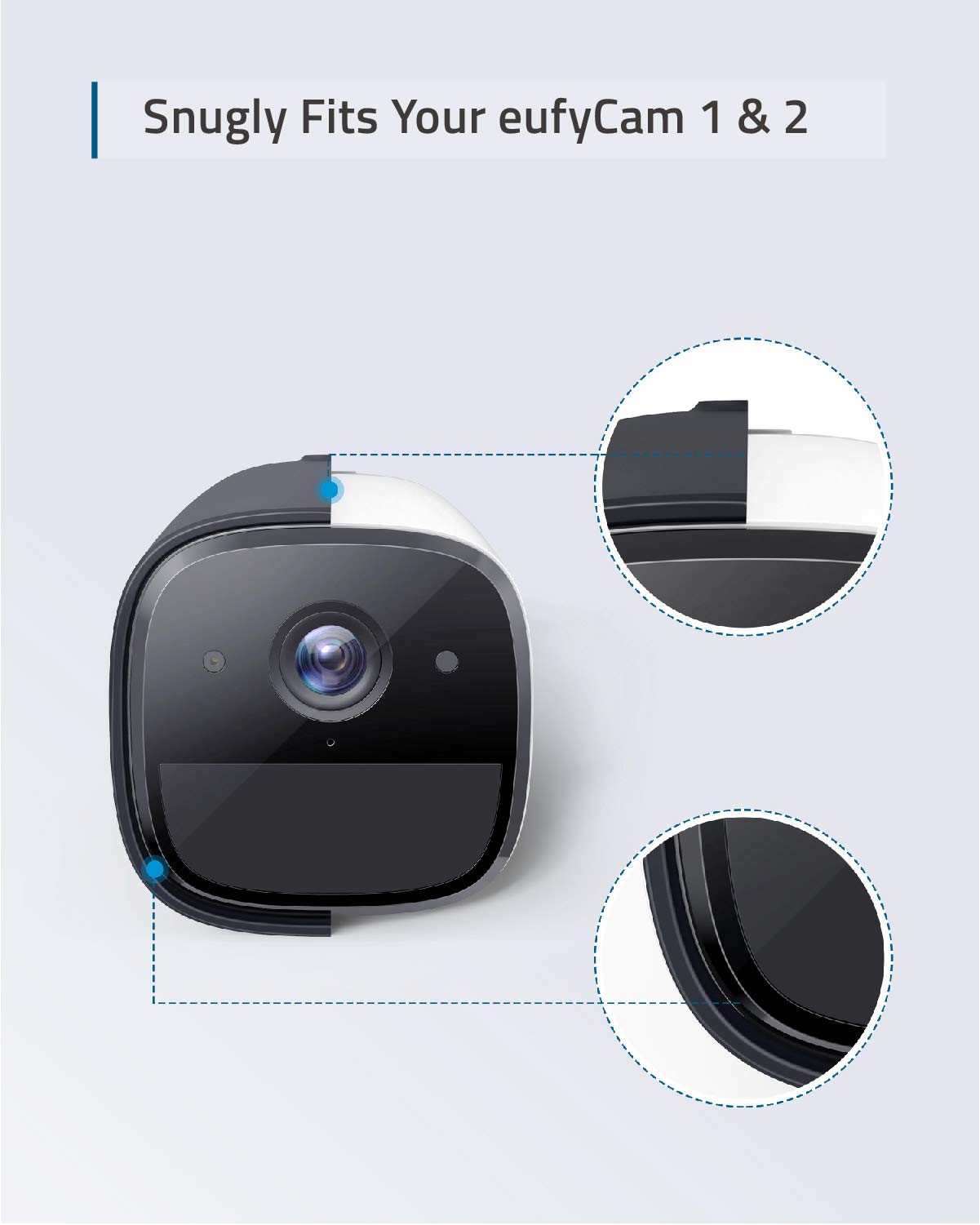 Eufy T8711111 Cam 2 Silikonhülle 2-teilig