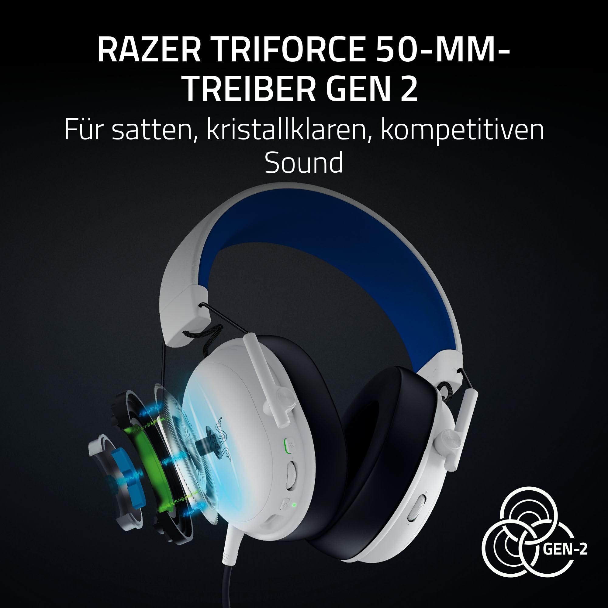 Razer BlackShark V3 X HyperSpeed PlayStation - Kabelloses E-Sport Gaming Headset