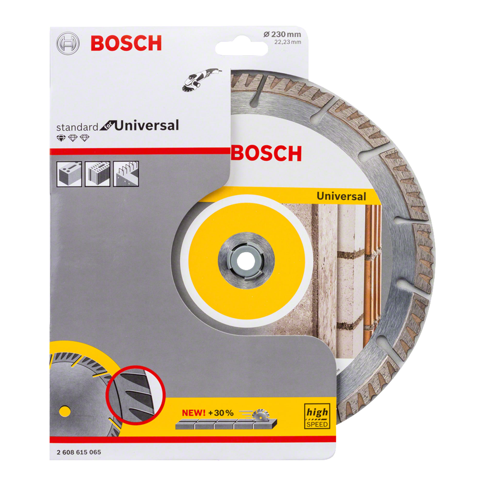 Bosch Professional Diamant-Trennscheibe 125x22,23 Stnd. f. Univ._Speed Diamant-TS Bosch Professional Diamant-Trennscheibe 125x22,23 Stnd. f. Univ._Speed Diamant-TS