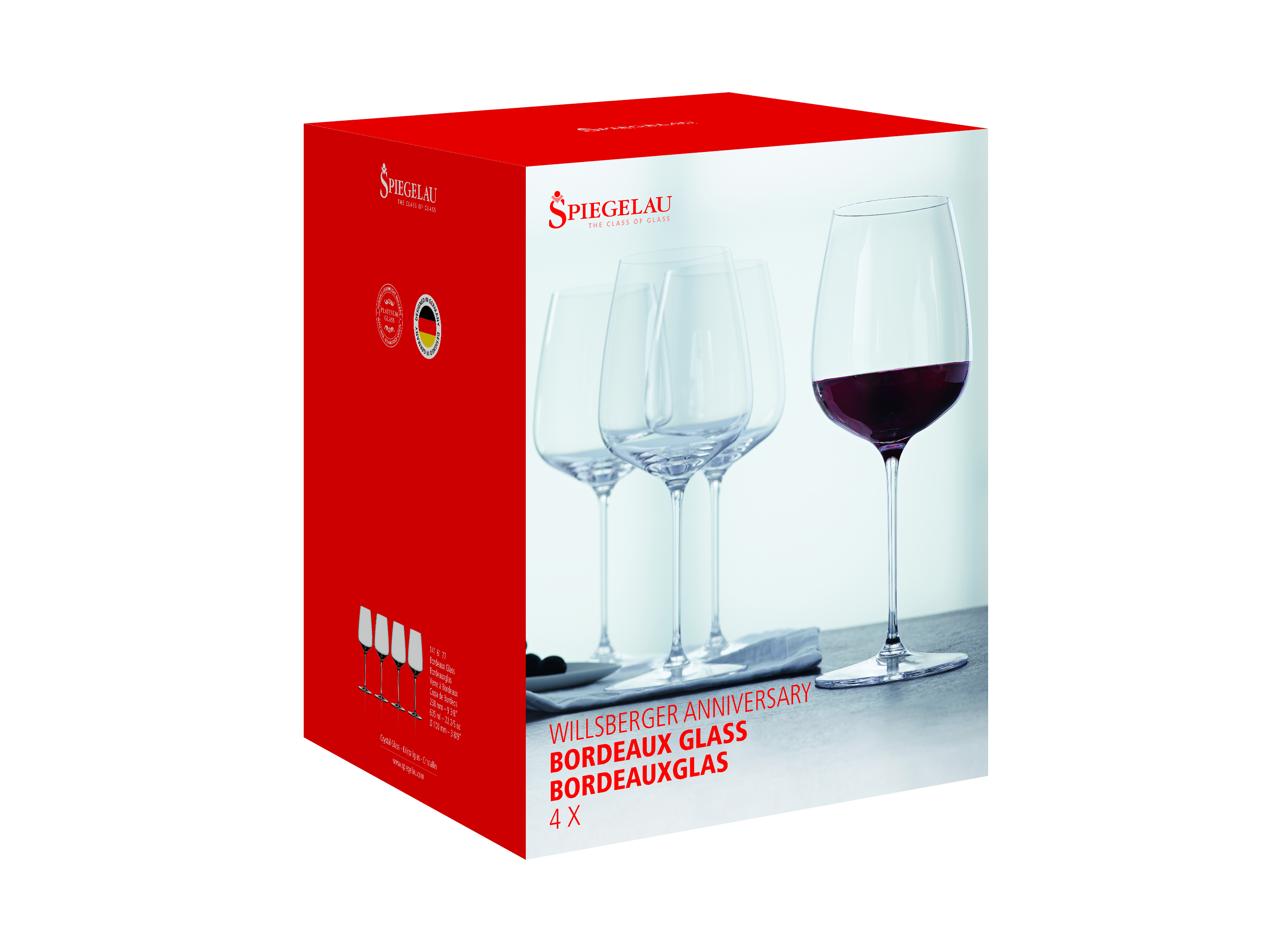 Spiegelau Willsberger Anniversary Bordeaux 4er Set