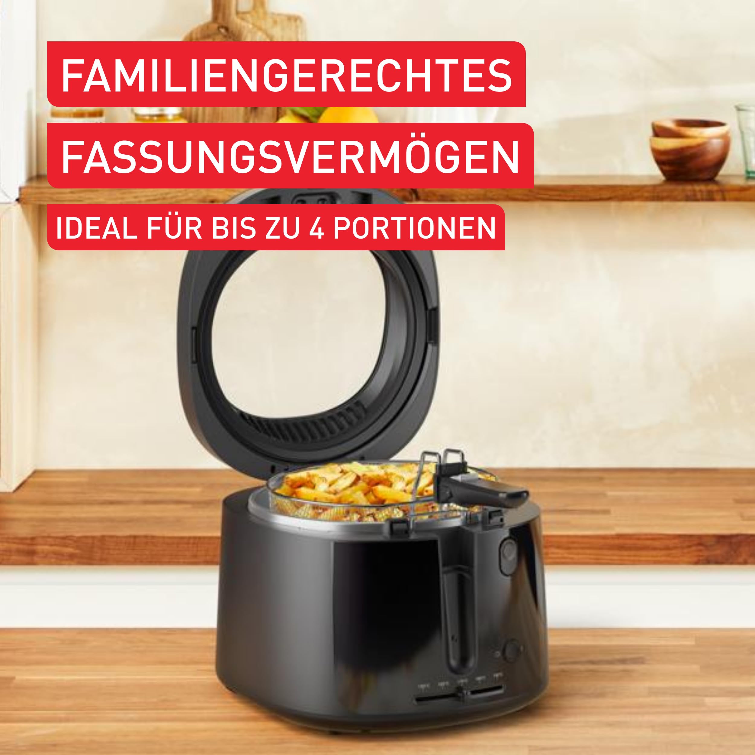 Tefal FF2528E0 Vision Fritteuse, 1,2-kg-Fassungsvermögen