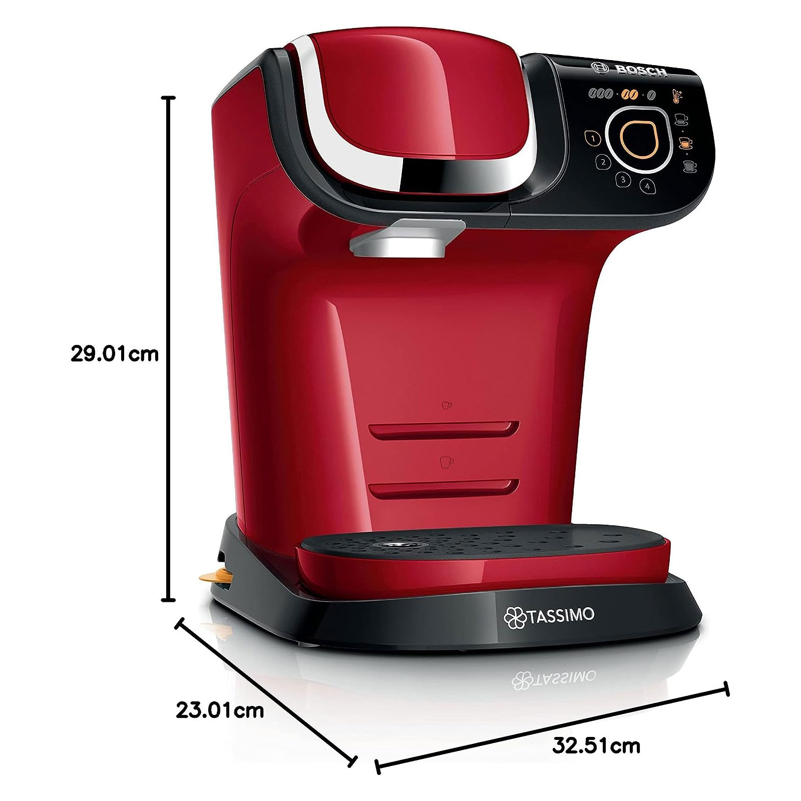 Bosch TAS6502 Tassimo Kapselmaschine + Jacobs Kaffeekapseln Latte Macchiato Vanille