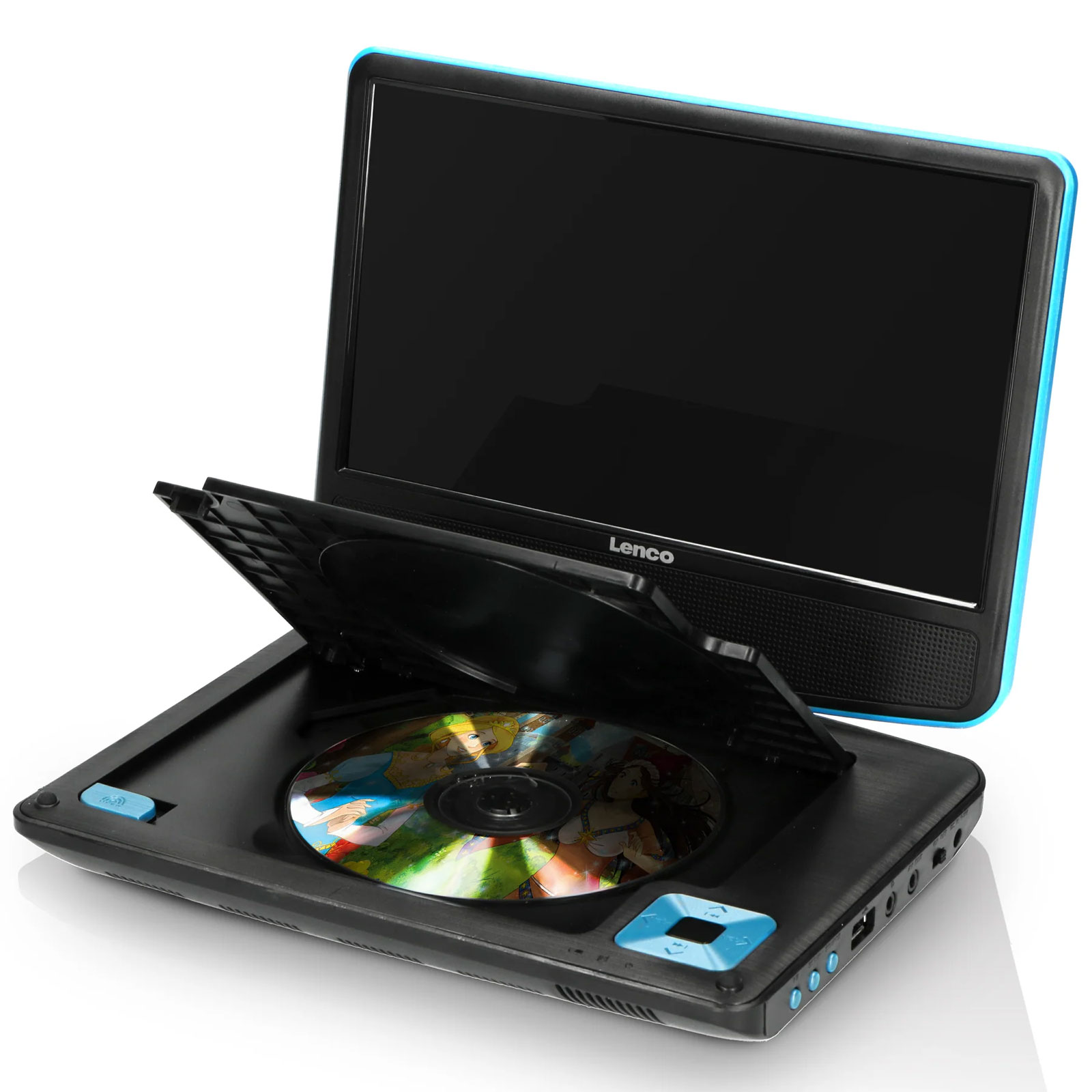 Lenco DVP-910 Portable 9" USB DVD-Player Blau