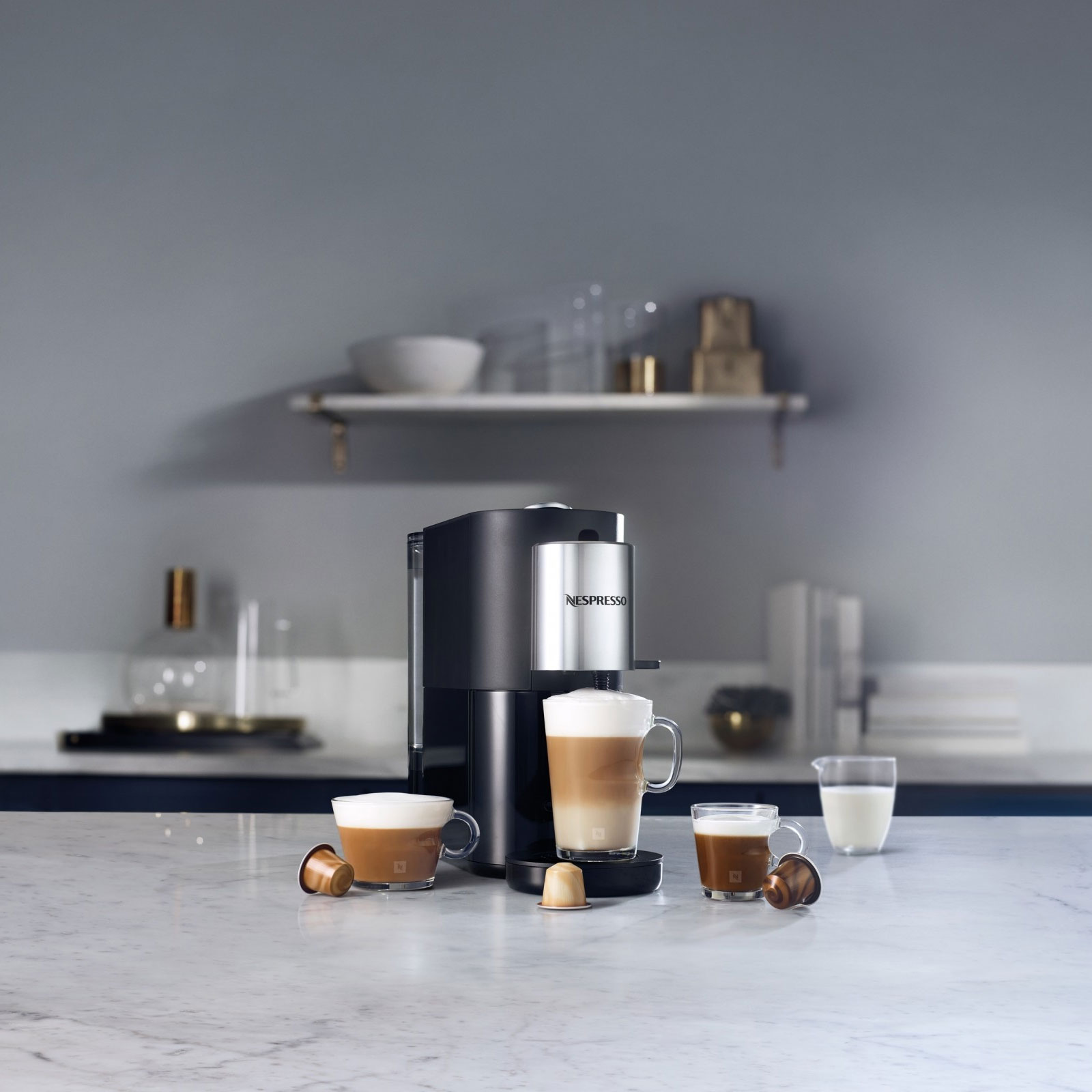 Krups XN 8908 Nespresso Atelier schwarz/silber
