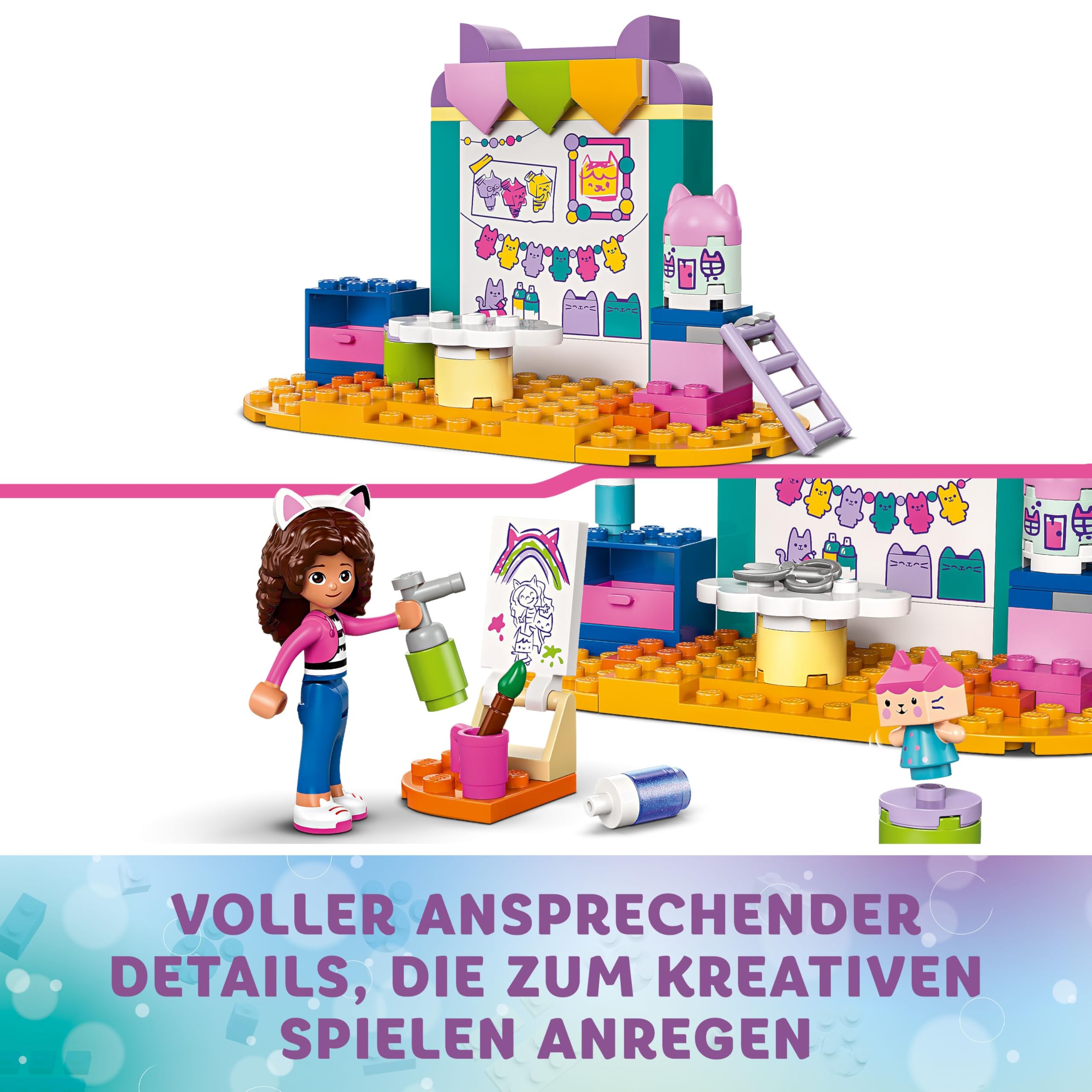 LEGO 4+ Gabbys Puppenhaus Bastelspaß mit Baby Box 10795