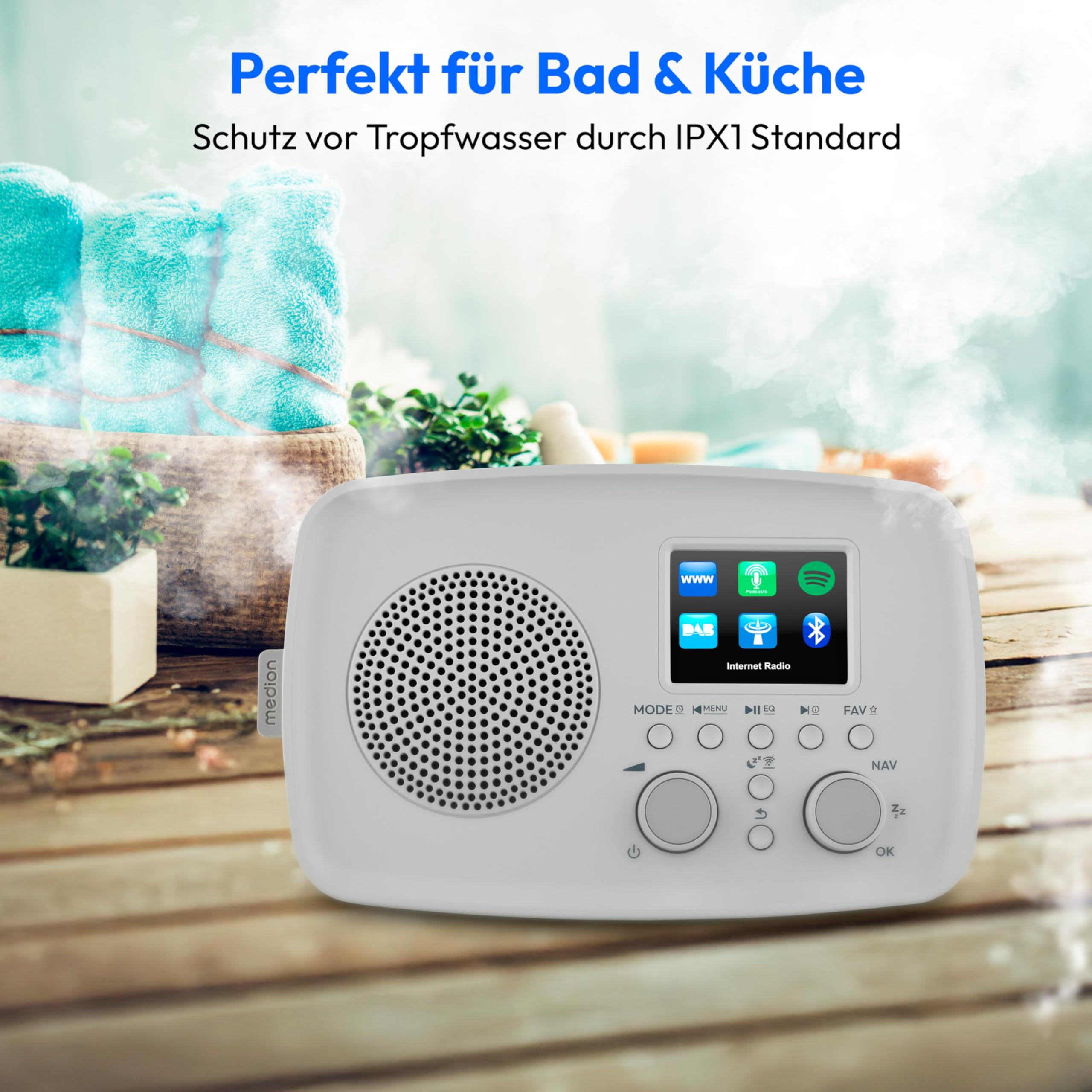 MEDION Internetradio mit DAB+ Life IRE-1