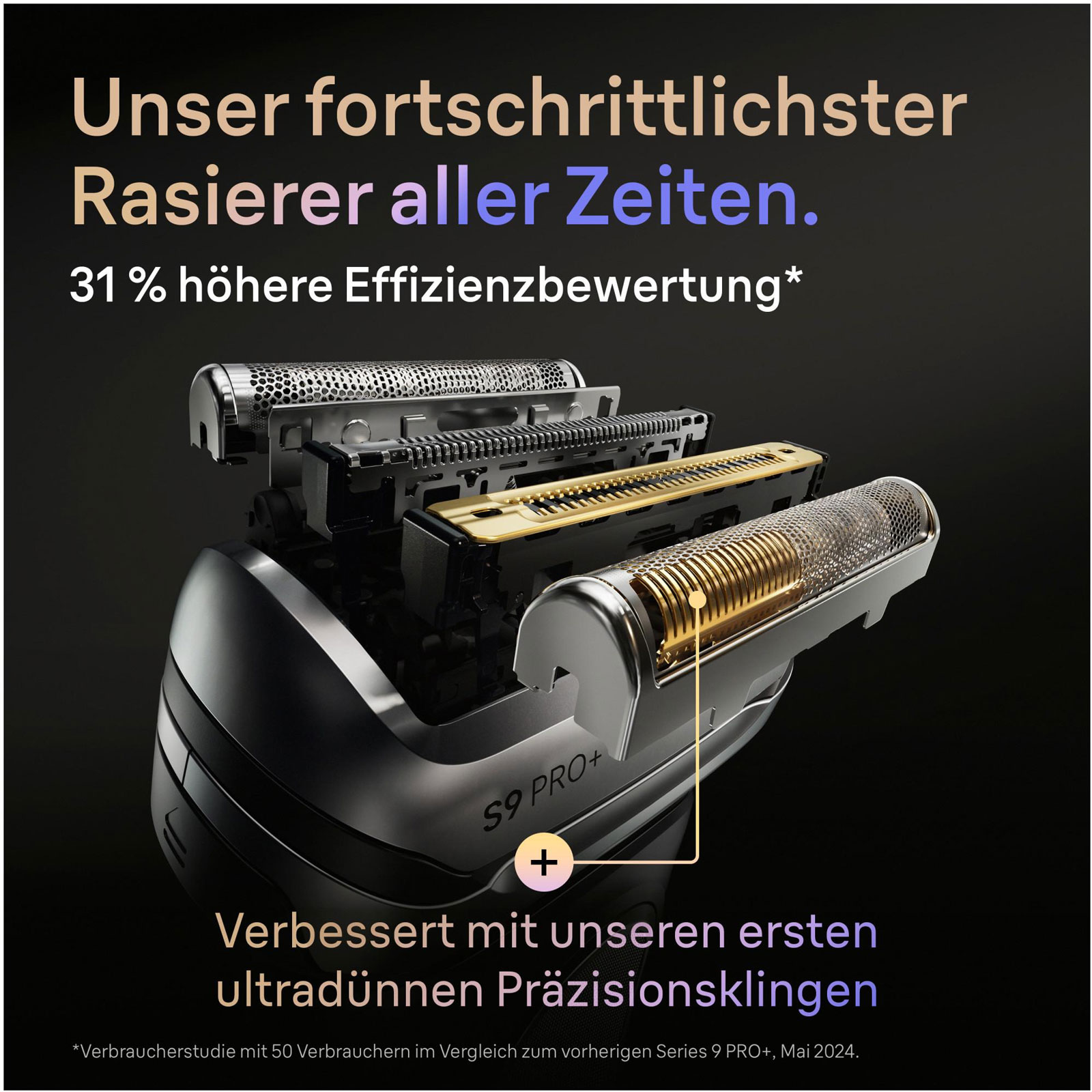 BRAUN Series 9 PRO+ 96M Scherkopf (kompatibel mit allen Series 9 Rasierern)