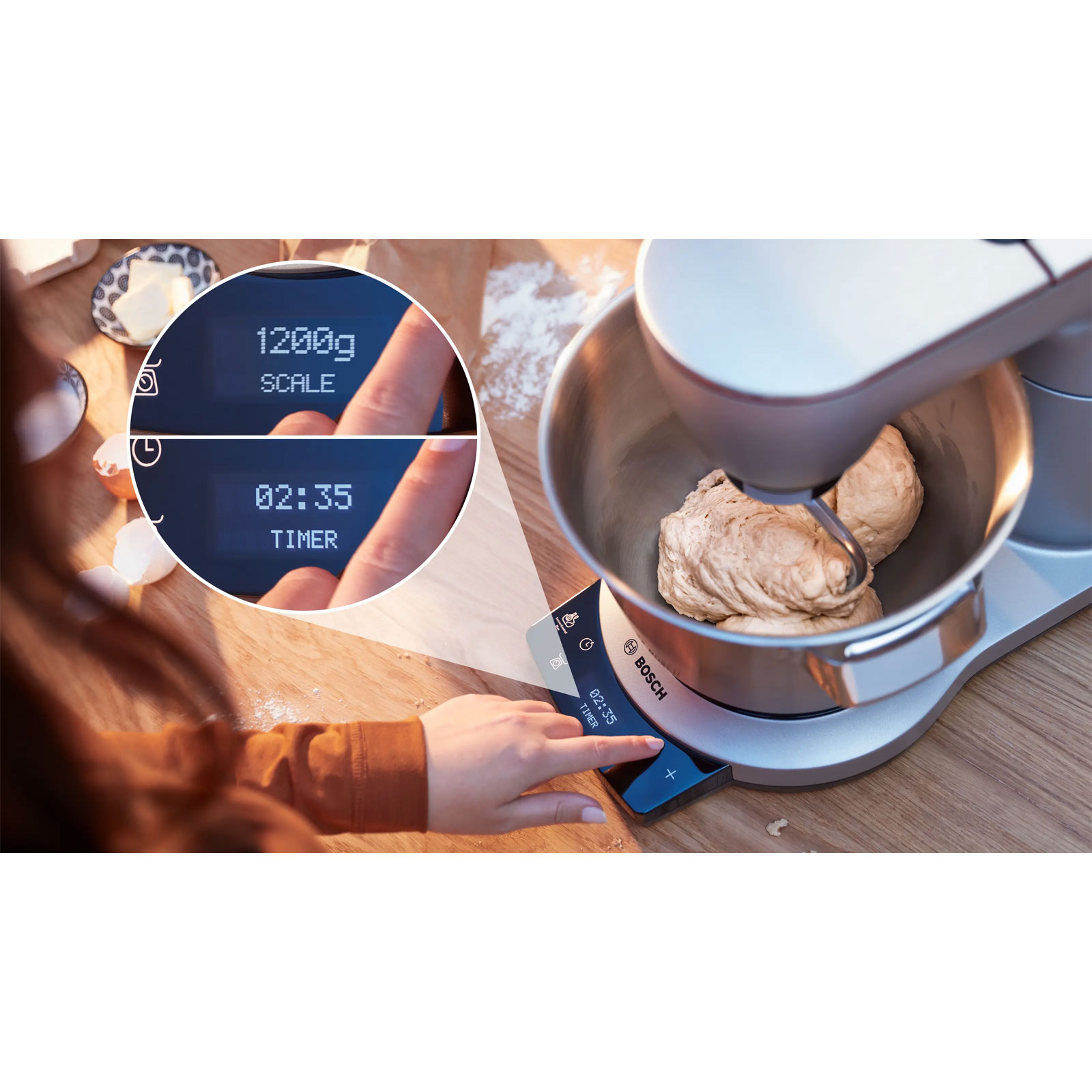 Bosch MUM9BX5S65/02 OptiMUM Series 8 Küchenmaschine mit Waage