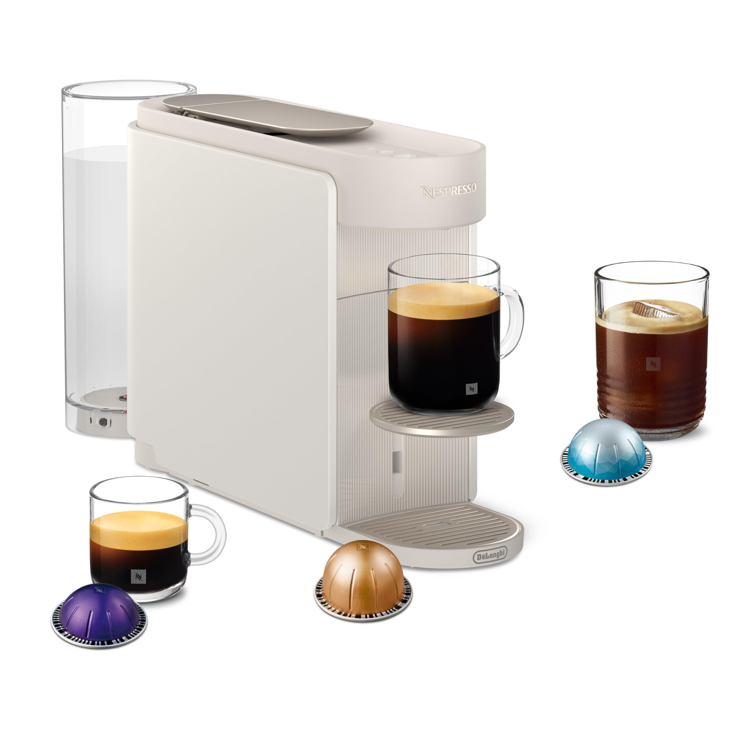 Nespresso DeLonghi  Vertuo Up ENV200.W  inkl. Aeroccino 3 Milchaufschäumer