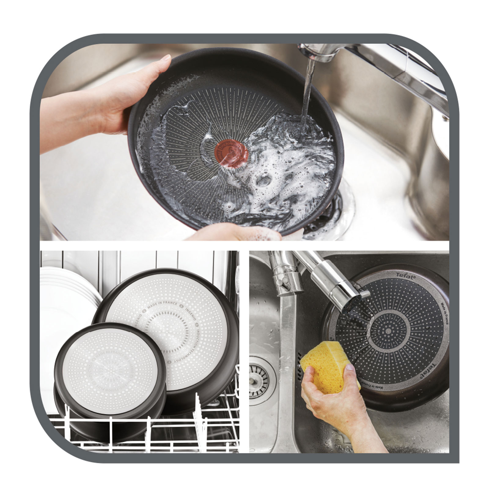 Tefal Preference On Pfannenset 22+26cm mit Premium-Griff 2-er Set