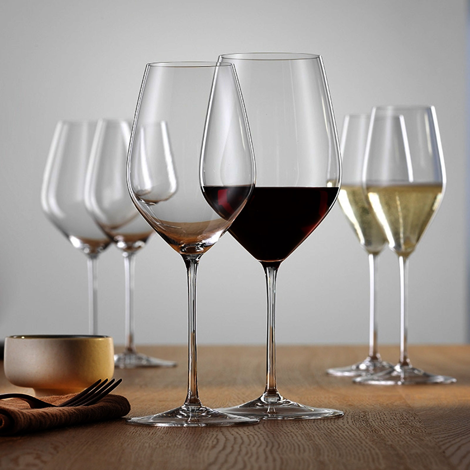 Spiegelau 2-teiliges Bordeauxglas-Set, Kristallglas, 650 ml, Highline, 1700165