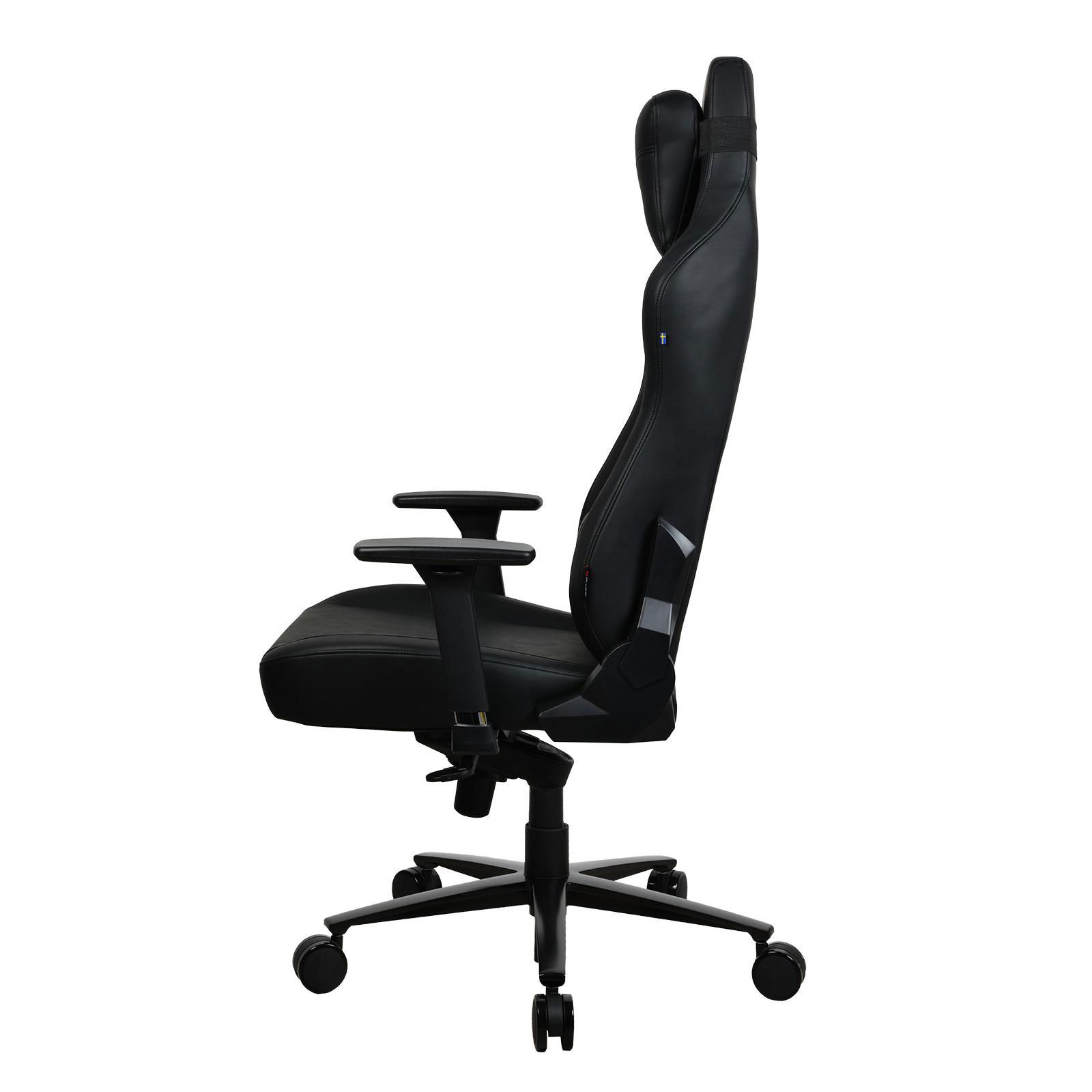 Arozzi Vernazza XL SoftPU Gaming-Stuhl, Pure Black