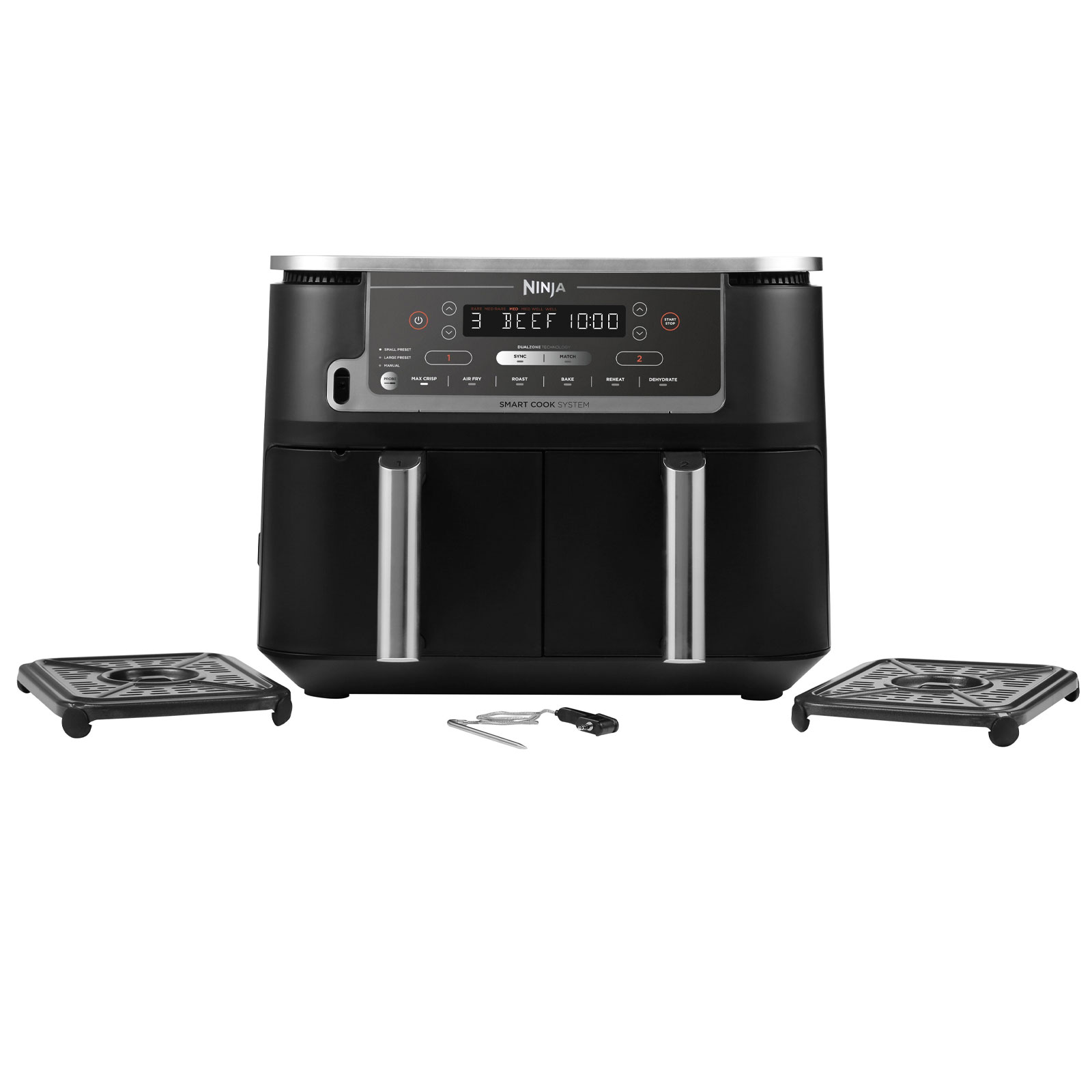Ninja AF451EU Foodi MAX Dual Doppel-Heißluftfritteuse Ninja AF451EU Foodi MAX Dual Doppel-Heißluftfritteuse