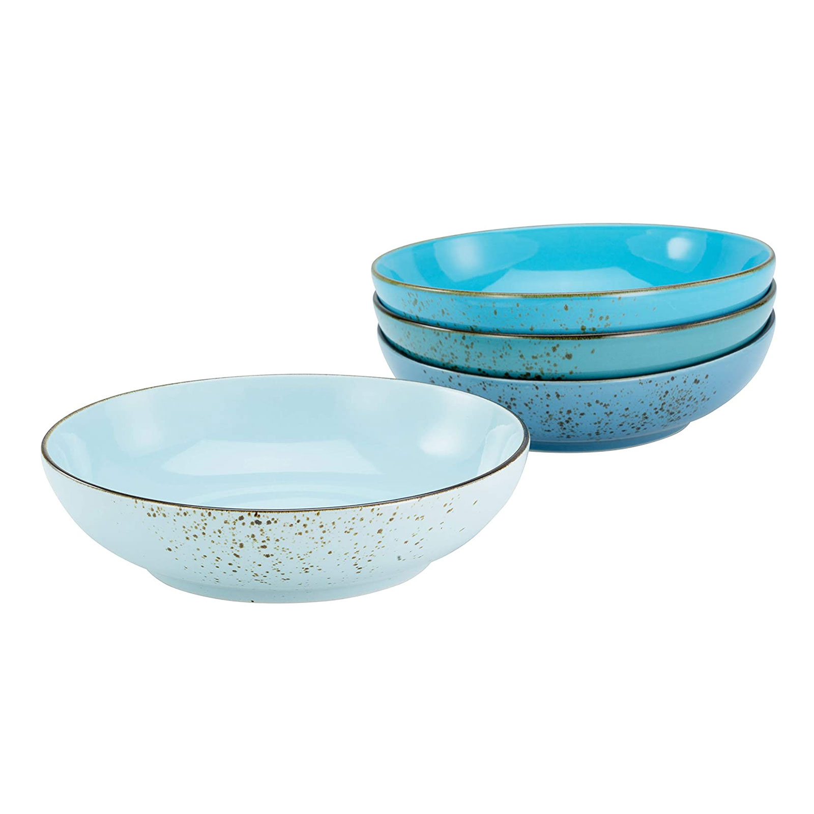 CreaTable, 23432, Serie Nature Collection Aqua - Poke Bowl, Geschirrset, Bowl-Set 4 teilig