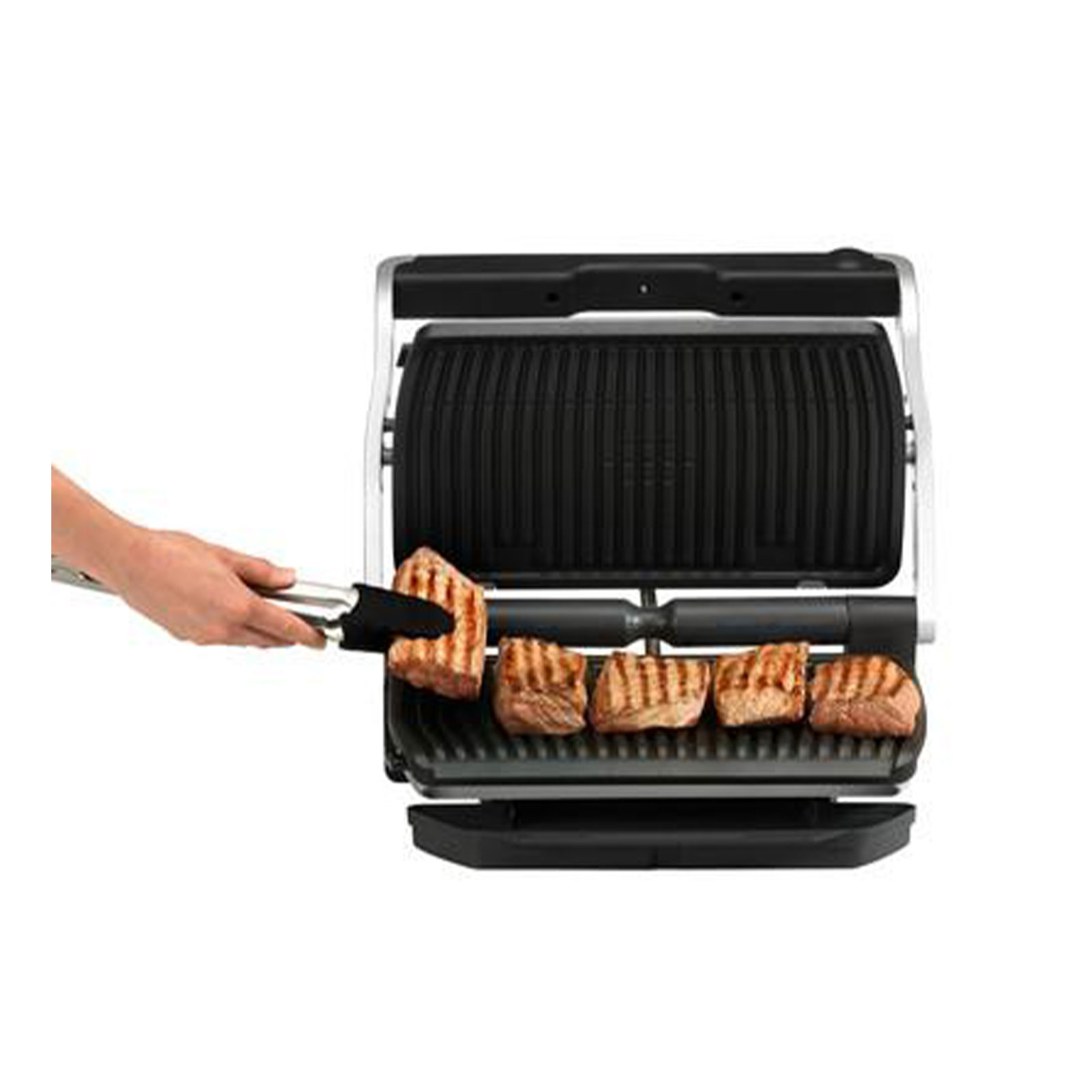 TEFAL Kontaktgrill GC7228 OPTIGRILL+ XL + Rezeptbuch