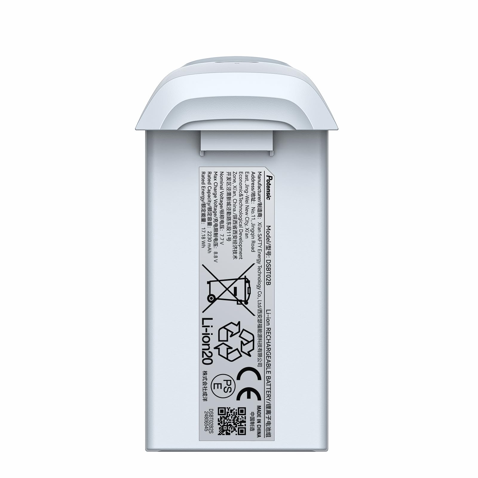 Potensic Originaler Flugakku Ersatzakku für Atom 2