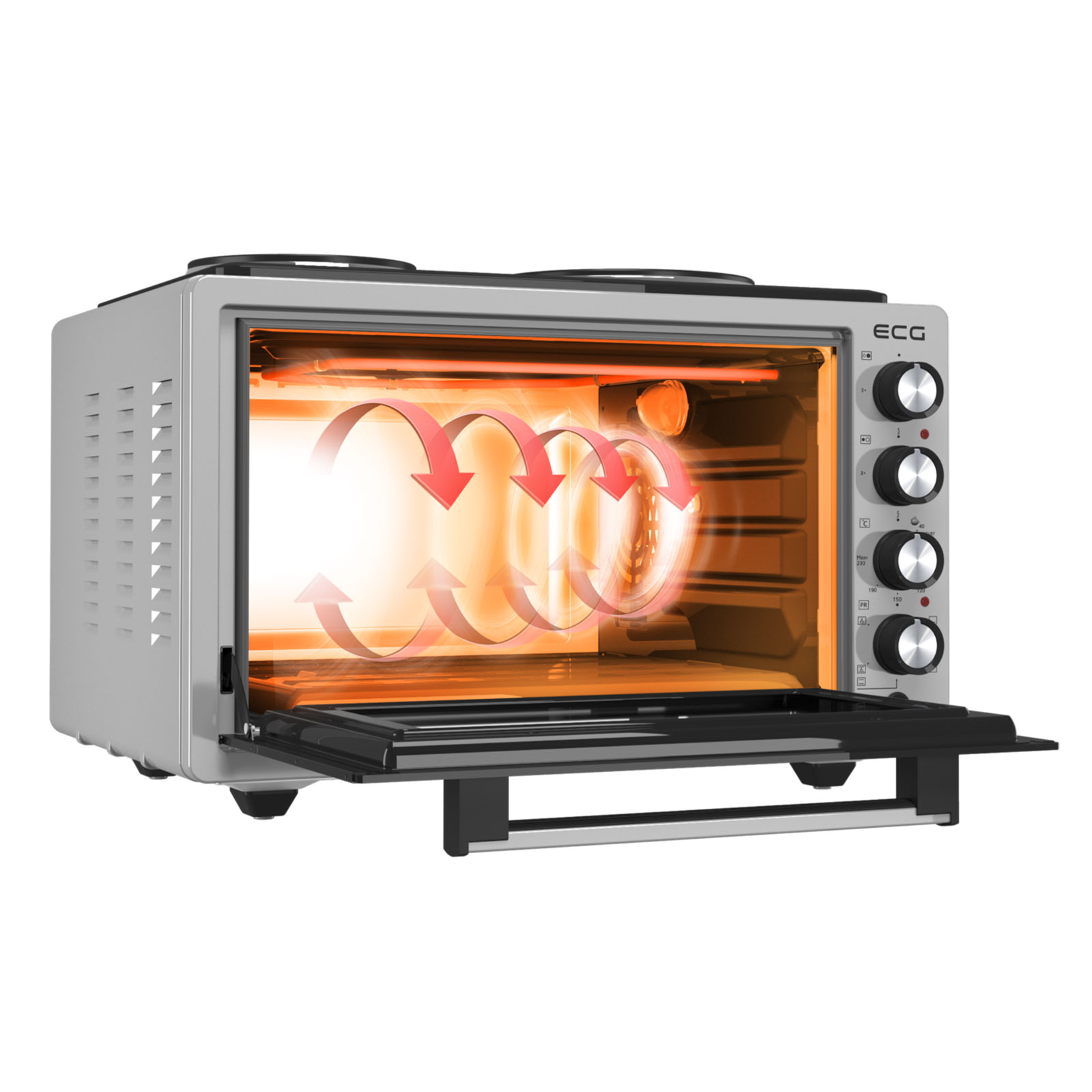 ECG ETH 3701G Mini-Backofen