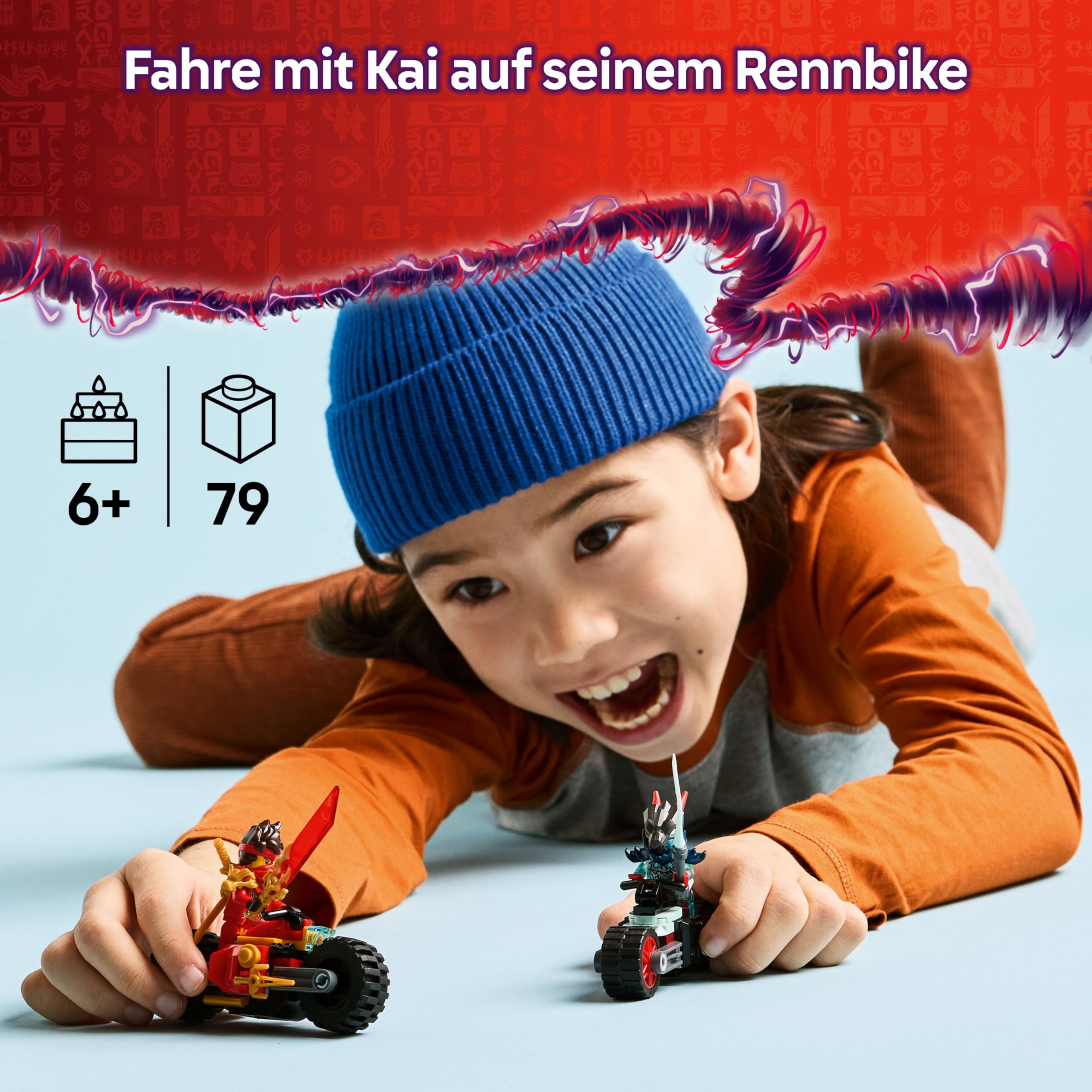 LEGO NINJAGO Kais Motorradrennen 71838