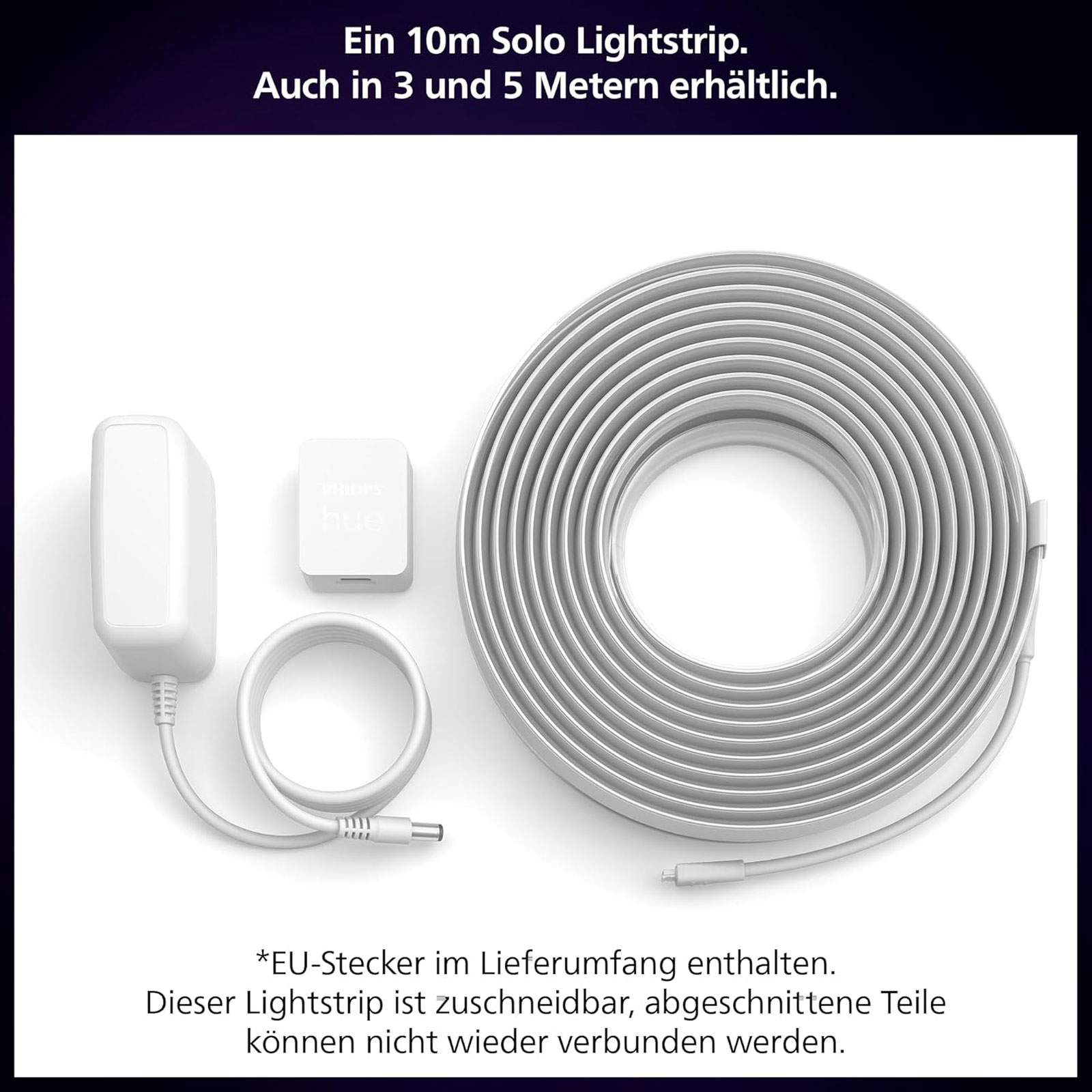 Philips Hue Lightstrip Solo 10m EU LED Lampe