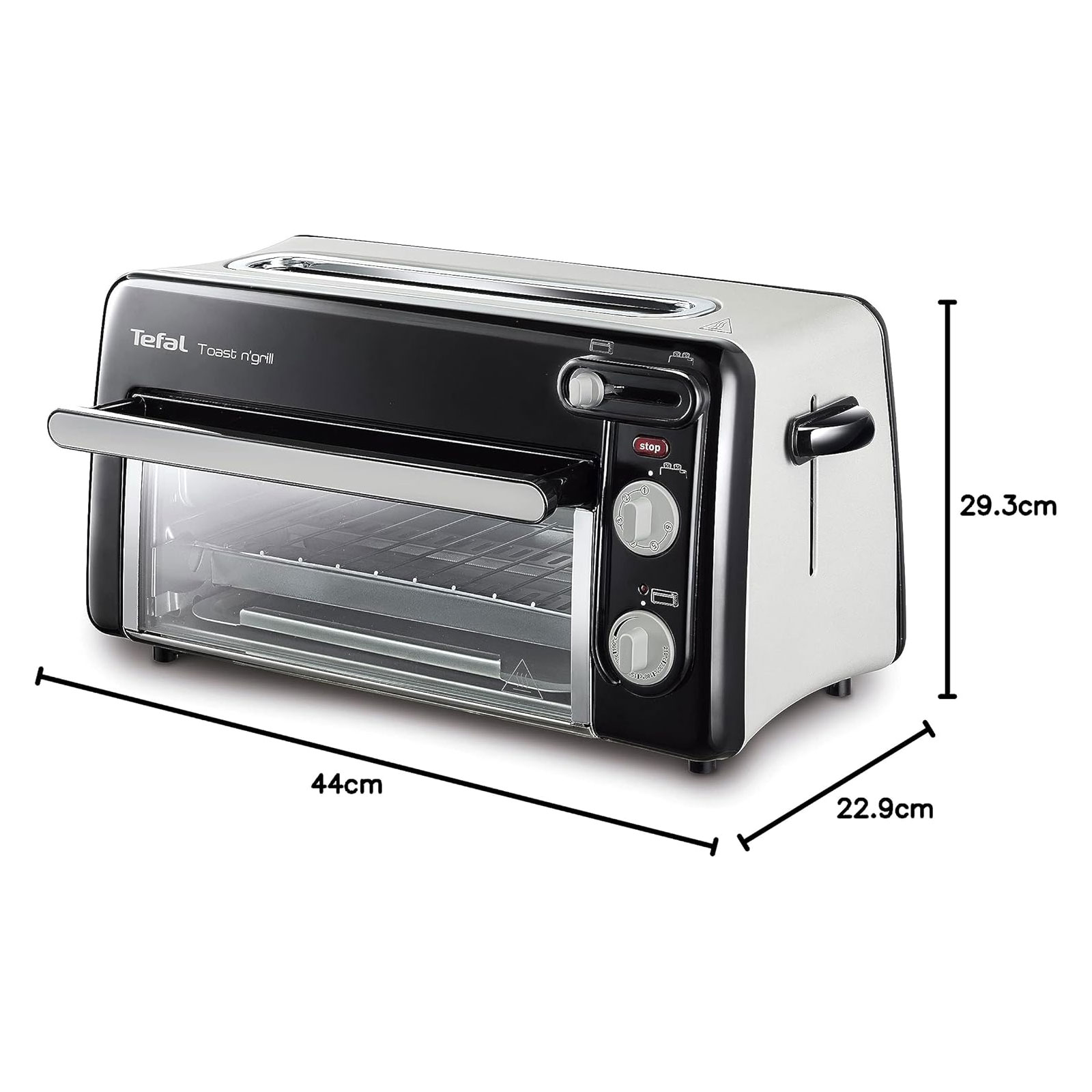 Tefal TL 6008 Toaster und Mini Ofen, Elektronische Bräunungsgradkontrolle