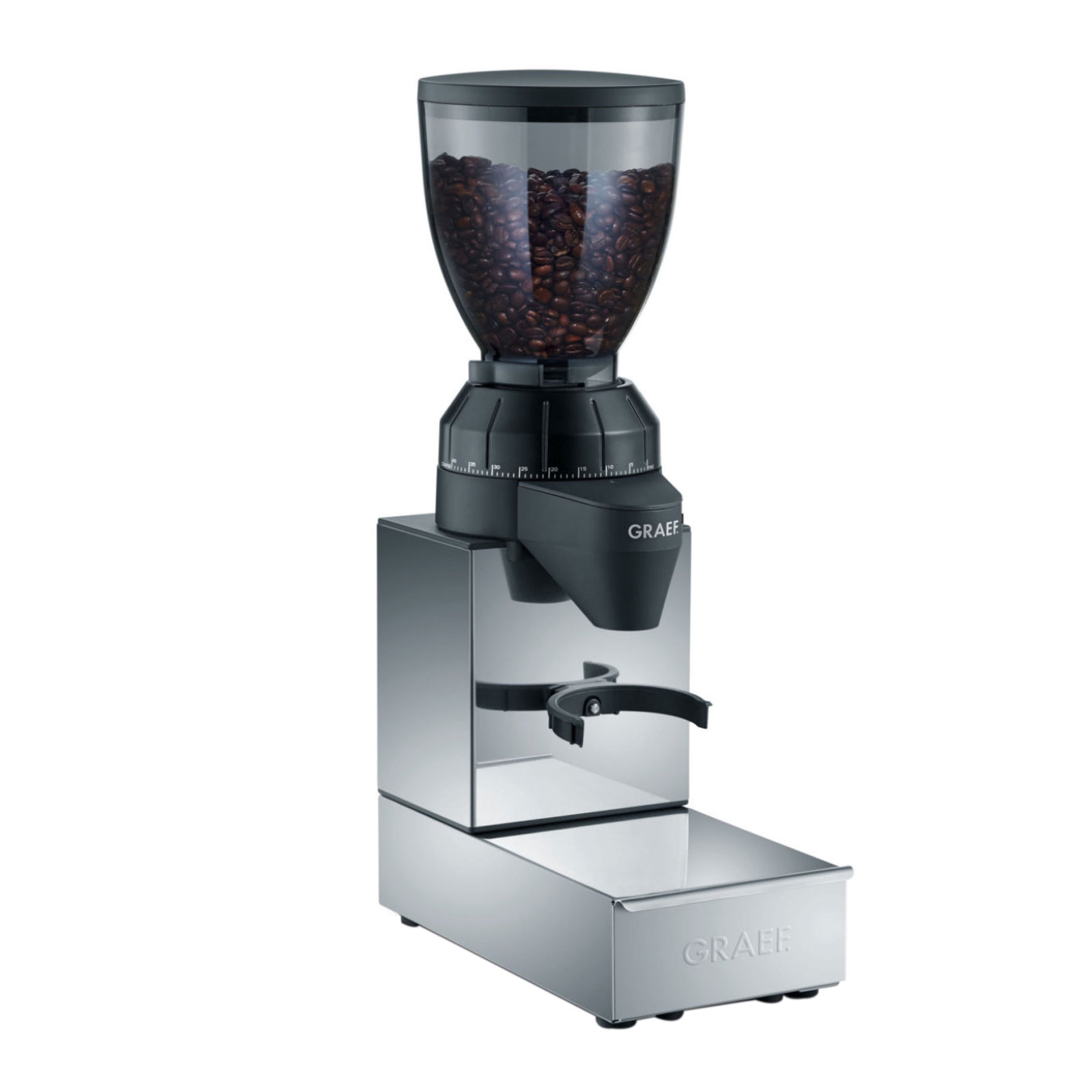 GRAEF CM 850 Kaffeemühle Edelstahl / schwarz