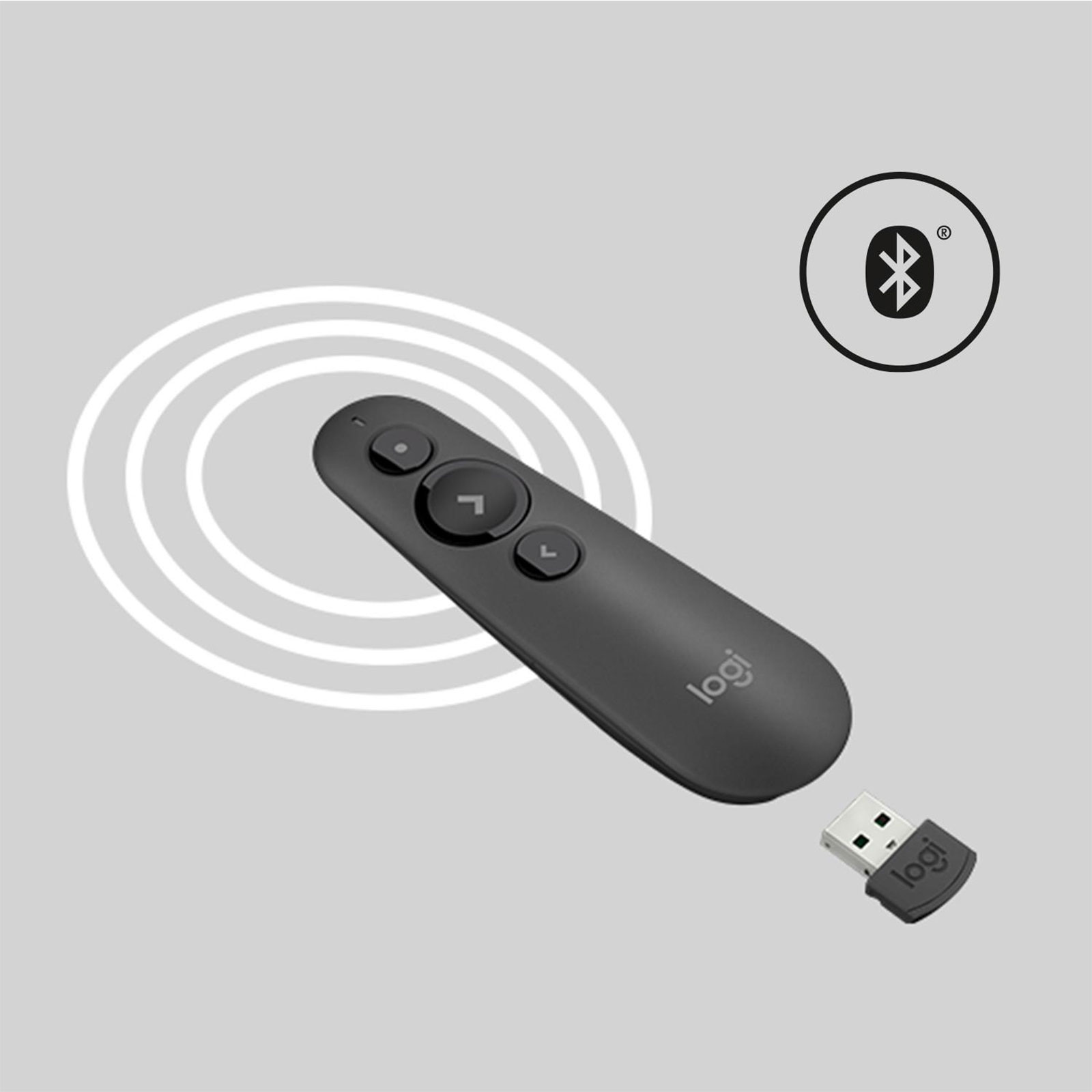 Logitech R500s Funk-Presenter Bluetooth/RF
