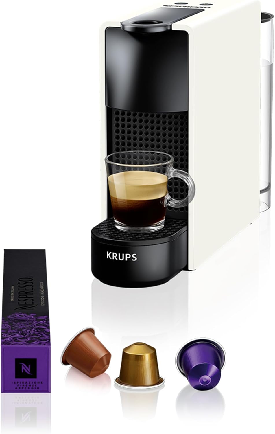 Krups XN1101 Essenza Mini Nespressomaschine Weiß