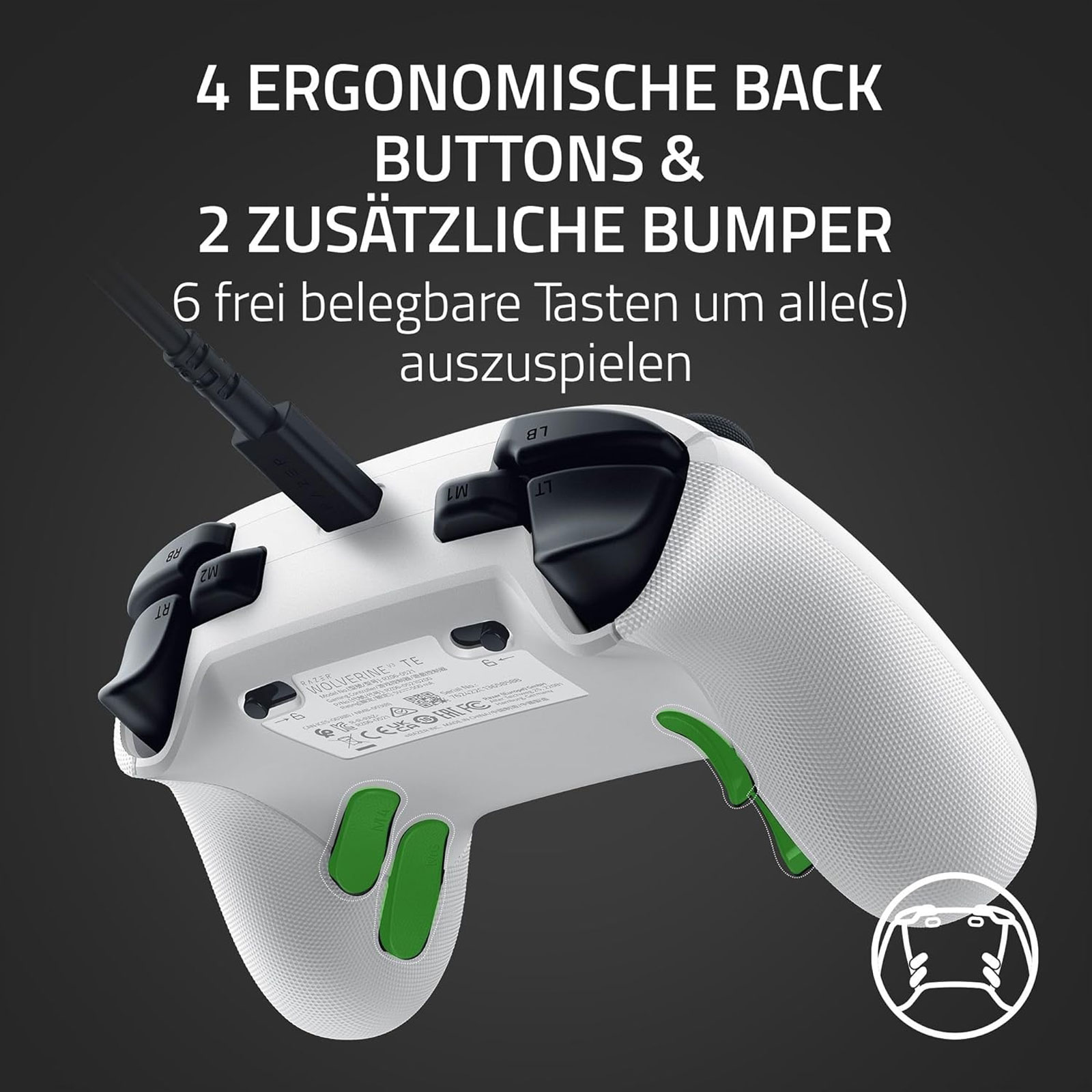 RAZ Wolverine V3 Pro - White