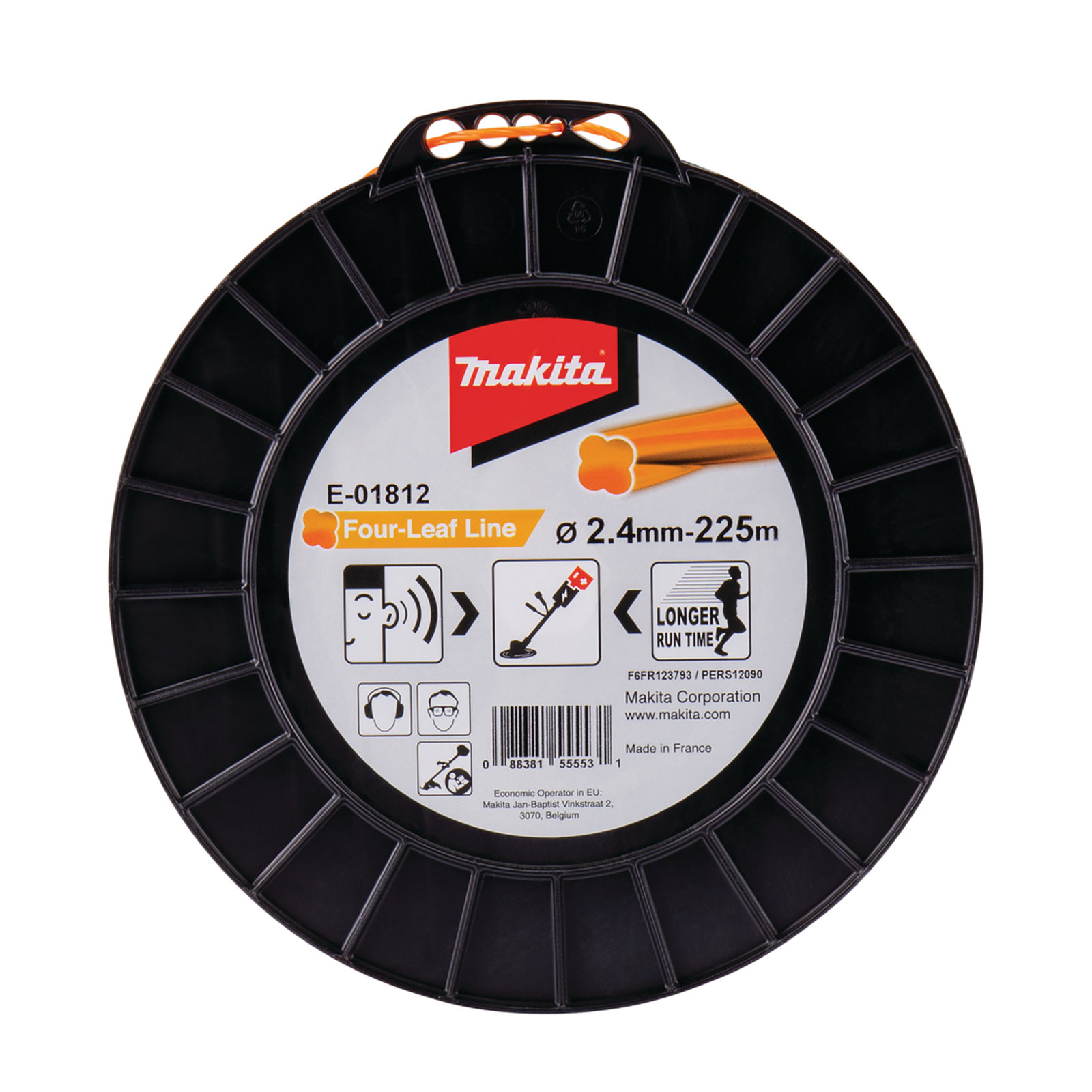 Makita Mähfaden Four Leaf 2,4mm Makita Mähfaden Four Leaf 2,4mm