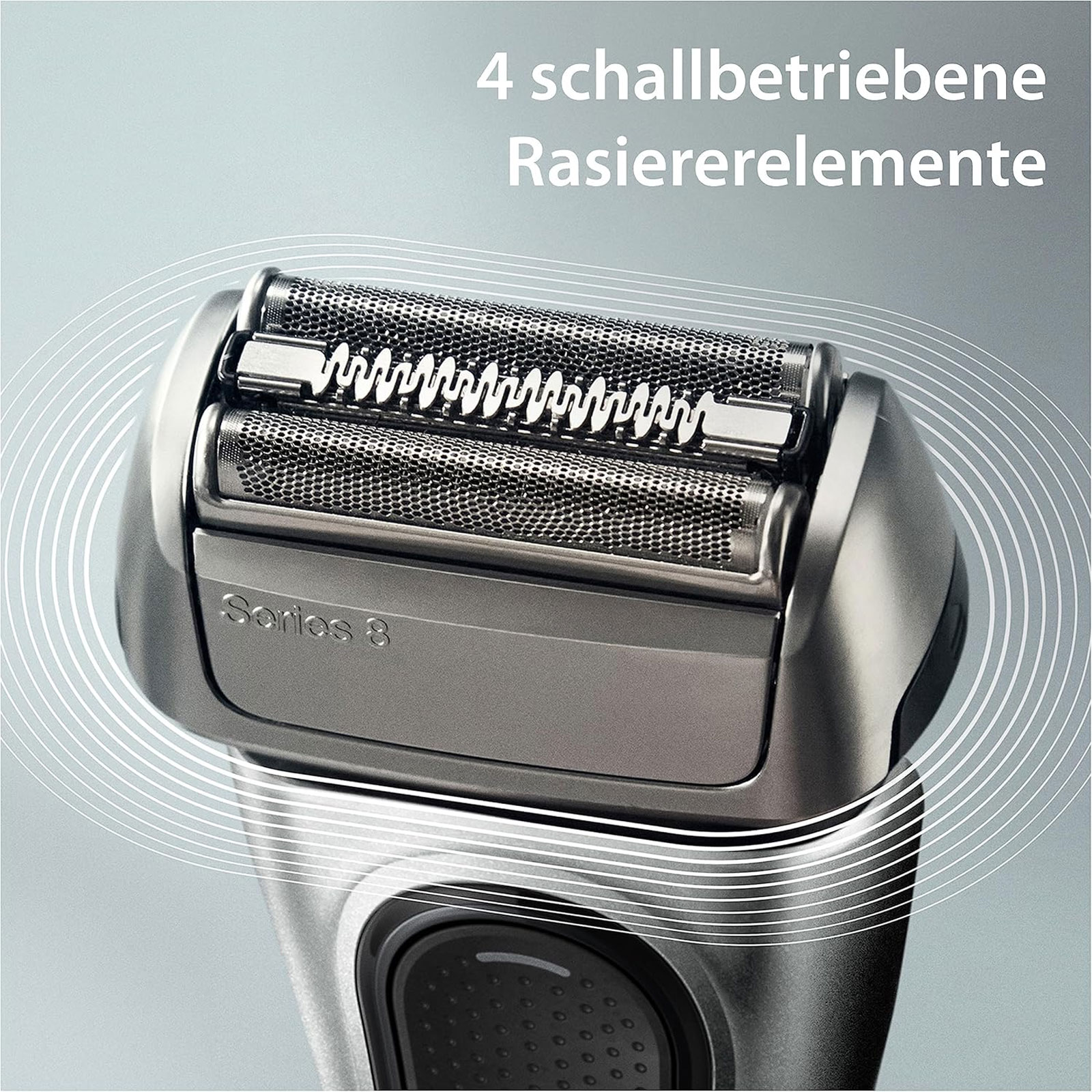 BRAUN Series 8 Elektrorasierer, SensoAdapt, Ladeständer, 8617s Herrenrasierer