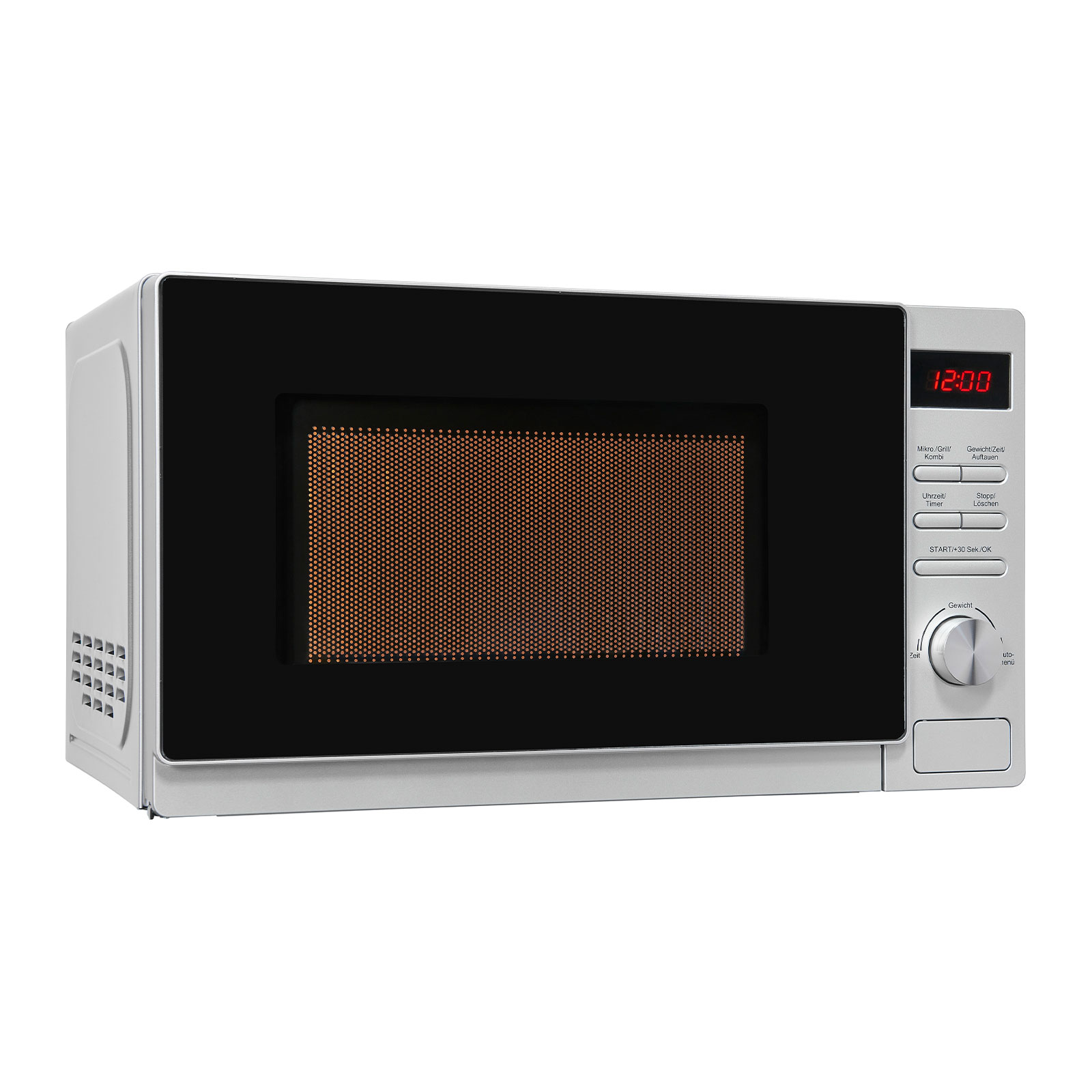 Exquisit MW 2070-3 GDI Mikrowelle mit Grill silber Exquisit MW 2070-3 GDI Mikrowelle mit Grill silber