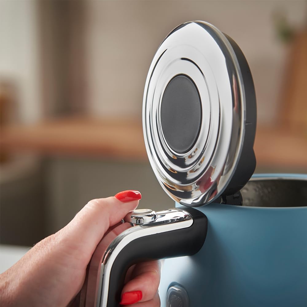 Russell Hobbs Hanley Wasserkocher (1,7 Liter, 2400 Watt, Edelstahl)