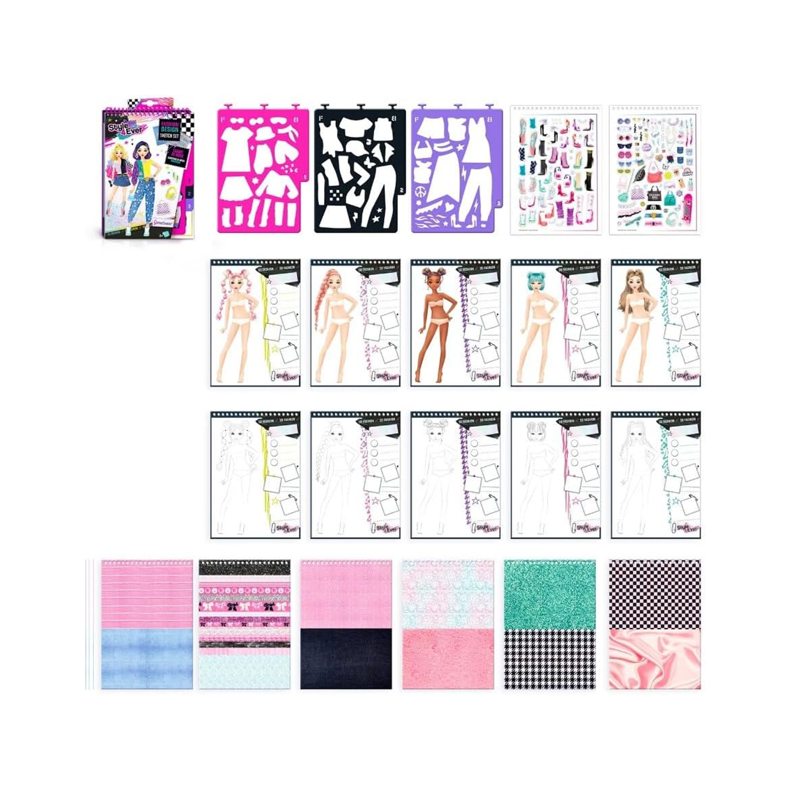 Canaltoys Fashion Designer Mini Sketchbook