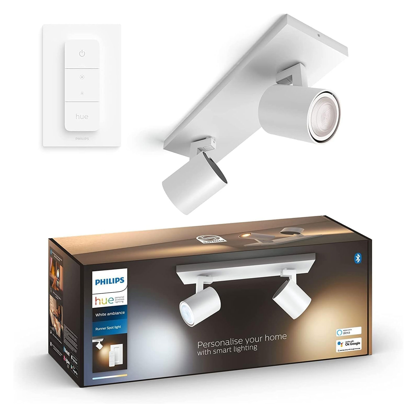 Philips Hue Hue WA Runner Spot 2 flg. Smart Home Lampen