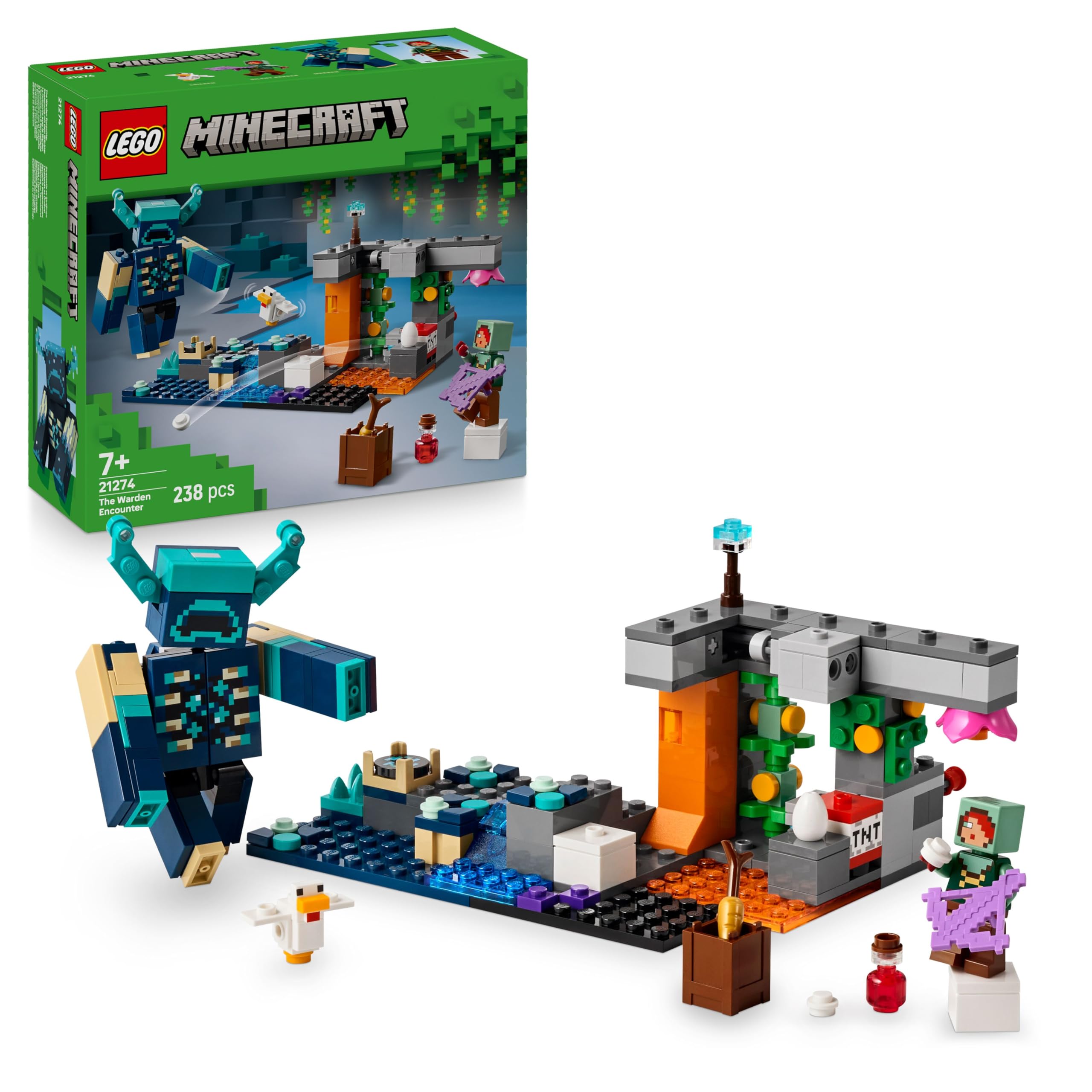 LEGO Minecraft Begegnung mit dem Wächter 21274