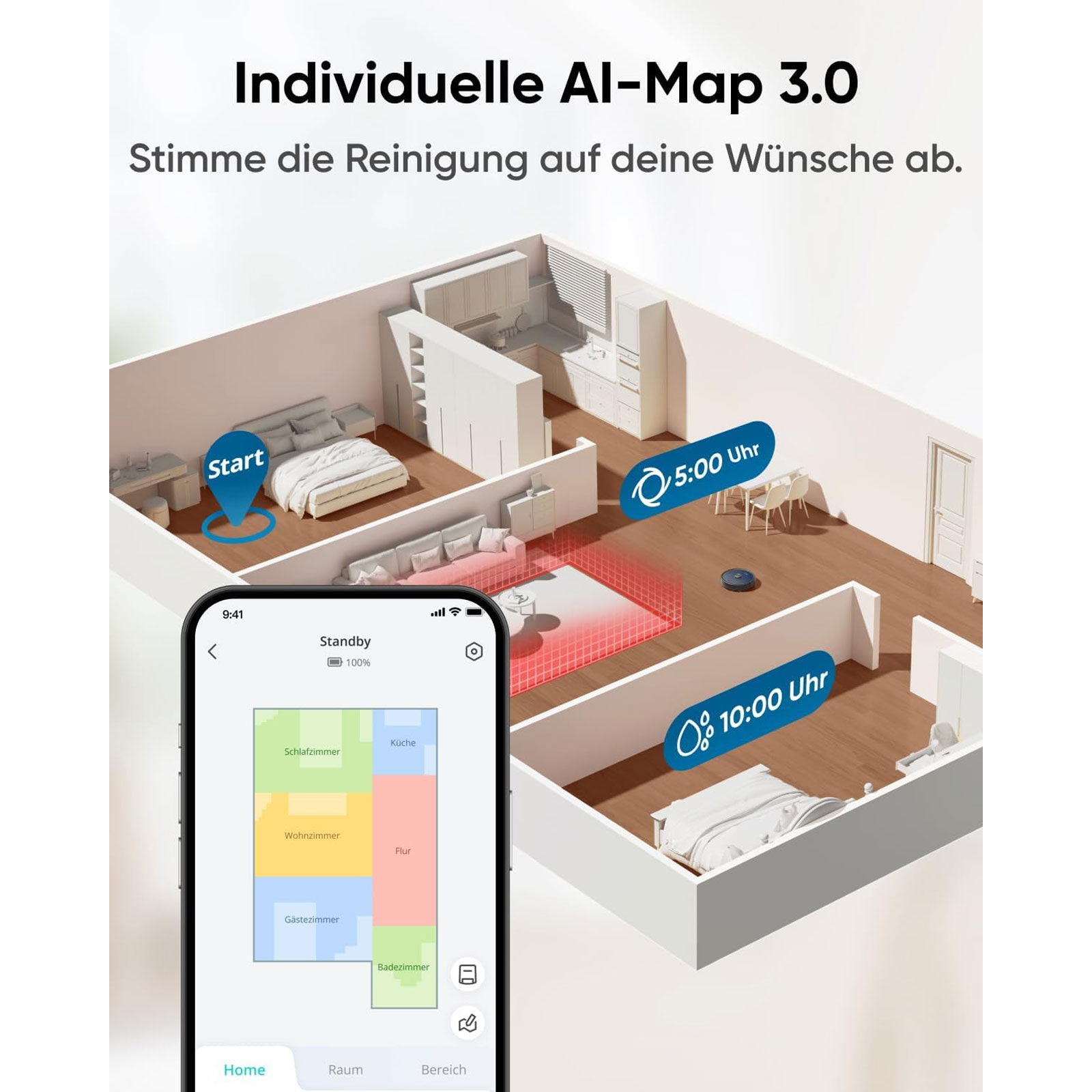 Eufy X10 Pro Omni Saugroboter mit Wischfunktion
