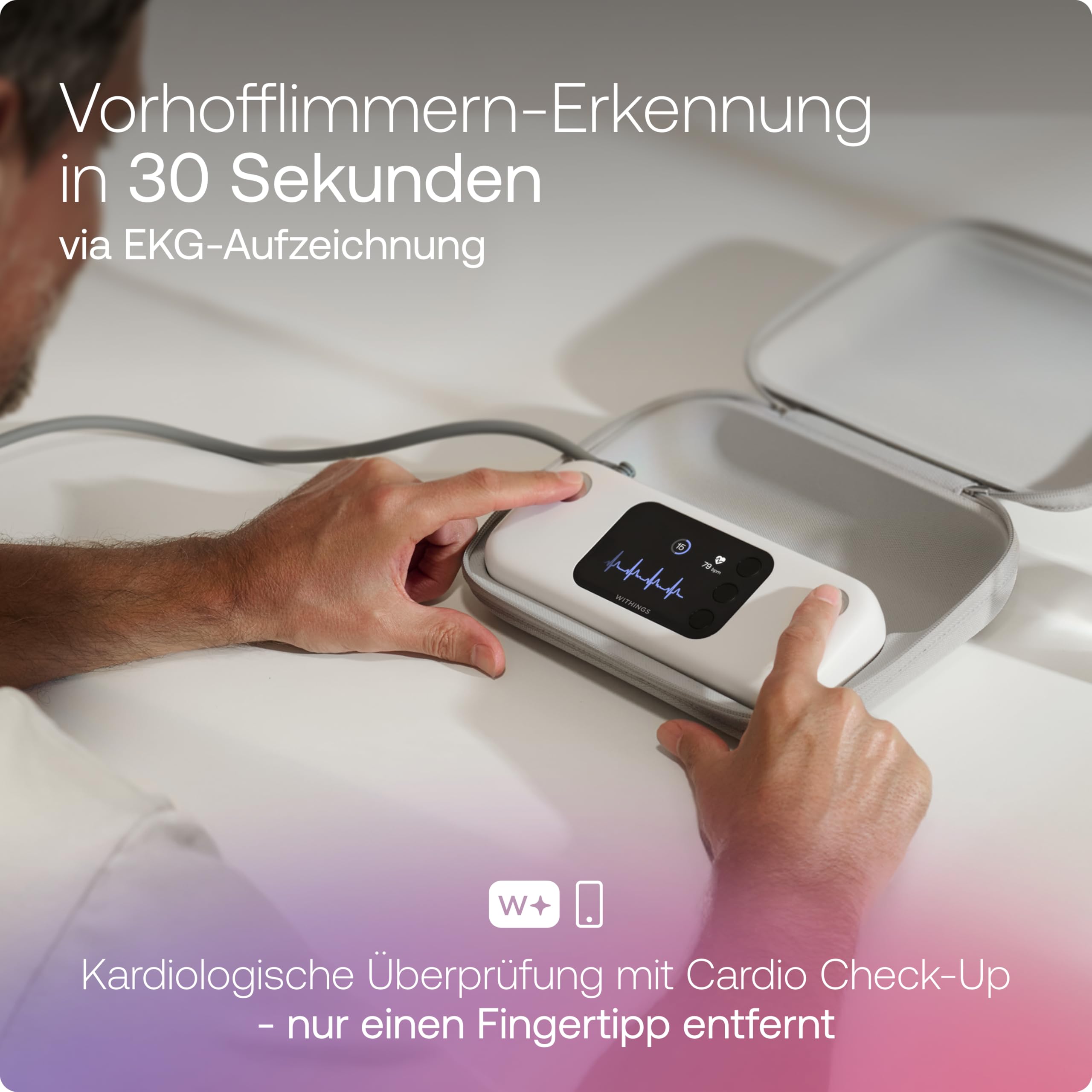 Withings BPM Vision – Intelligentes Oberarm-Blutdruckmessgerät