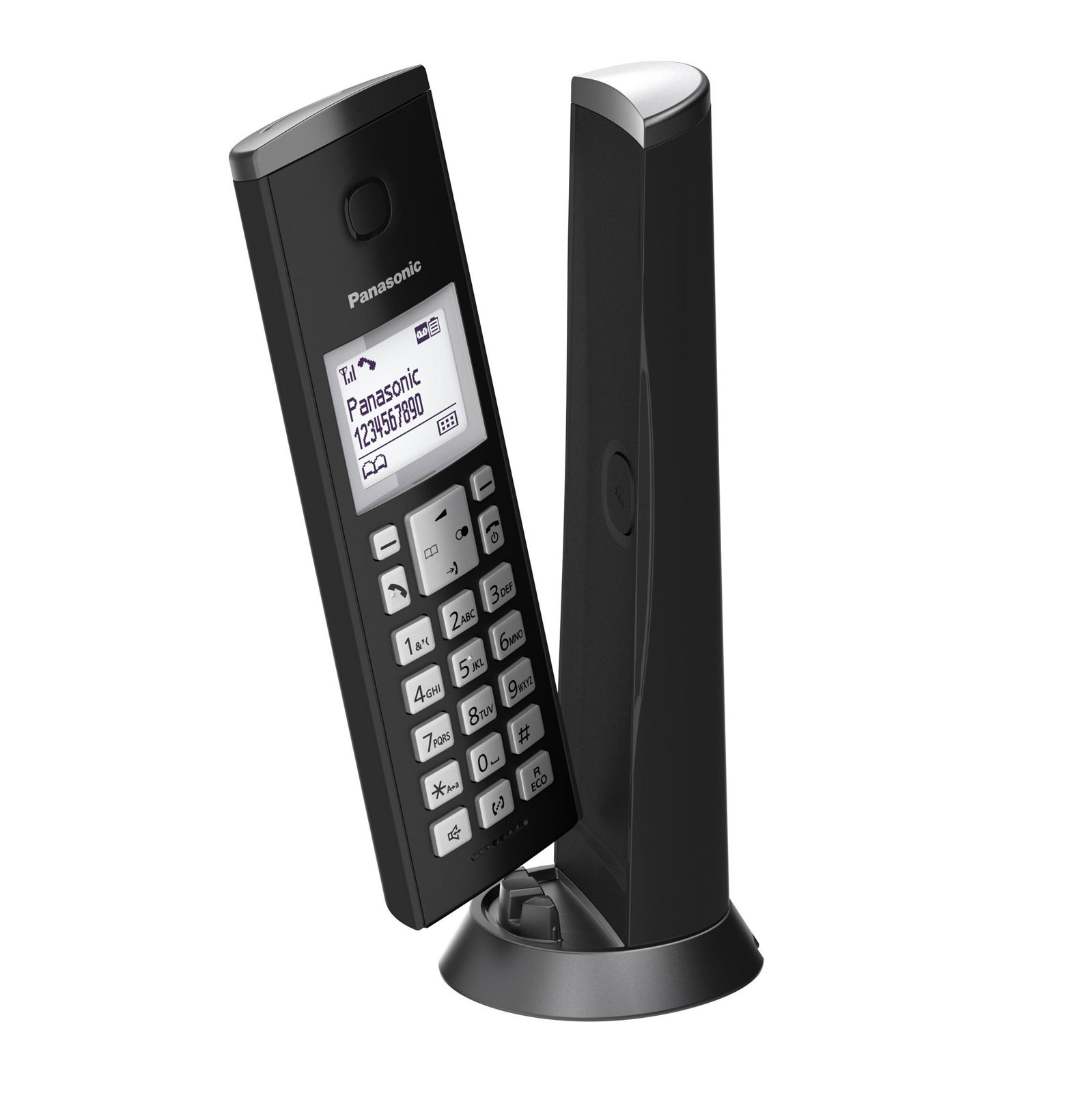 Panasonic KX-TGK 220 matt-schwarz Schnurloses-Telefon