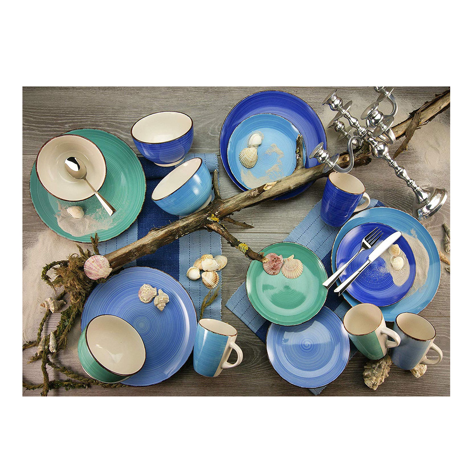 Creatable, 20868, Serie Bella Casa AQUA, Kombiservice, 20 teilig