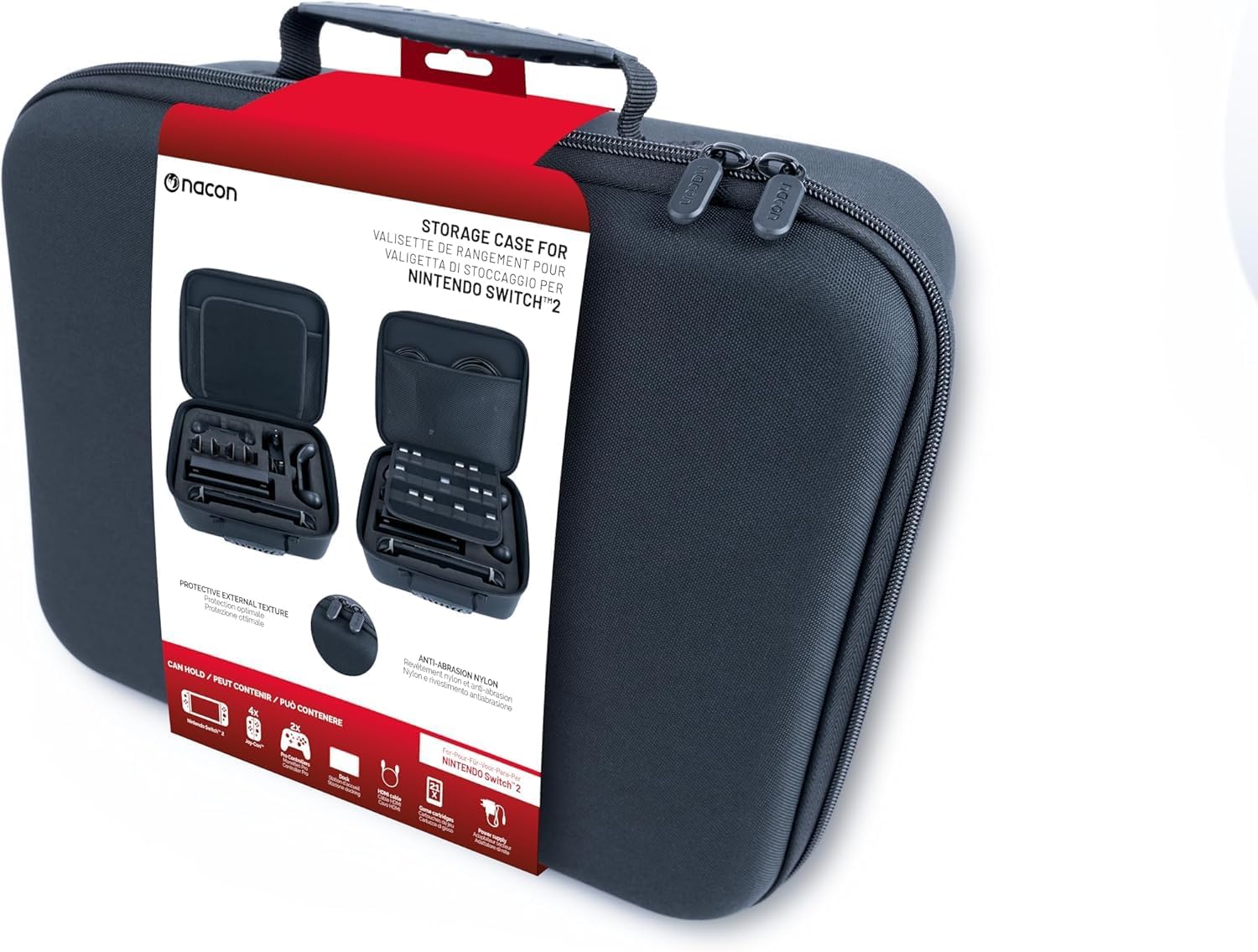 BIGBEN Transportkoffer für Nintento Switch 2, Schwarz