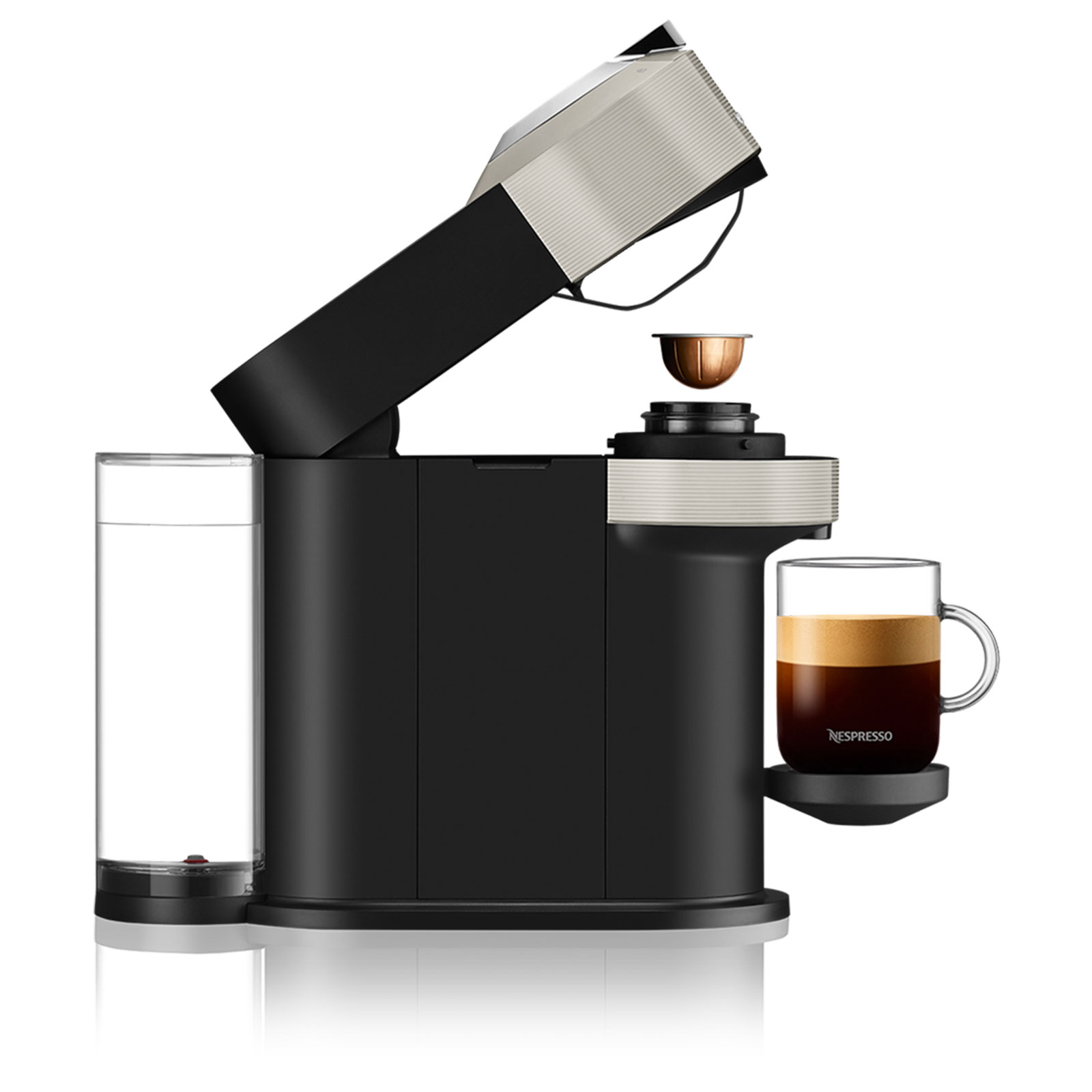 Krups XN 910B Nespresso Vertuo Next + Nespresso Aeroccino 3 Milchaufschäumer