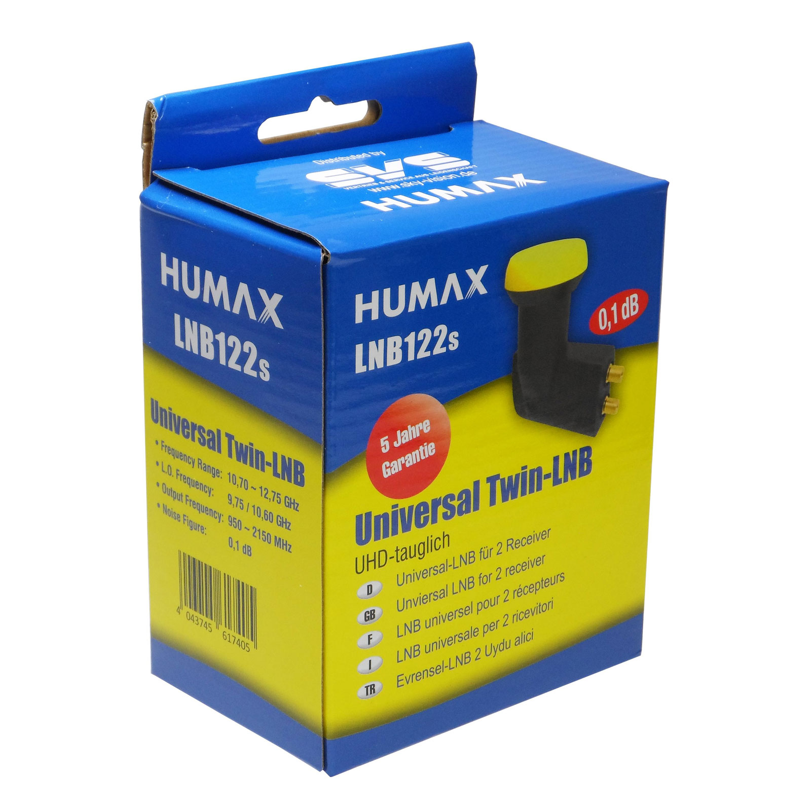 Humax LNB 122s Gold Twin Universal LNB