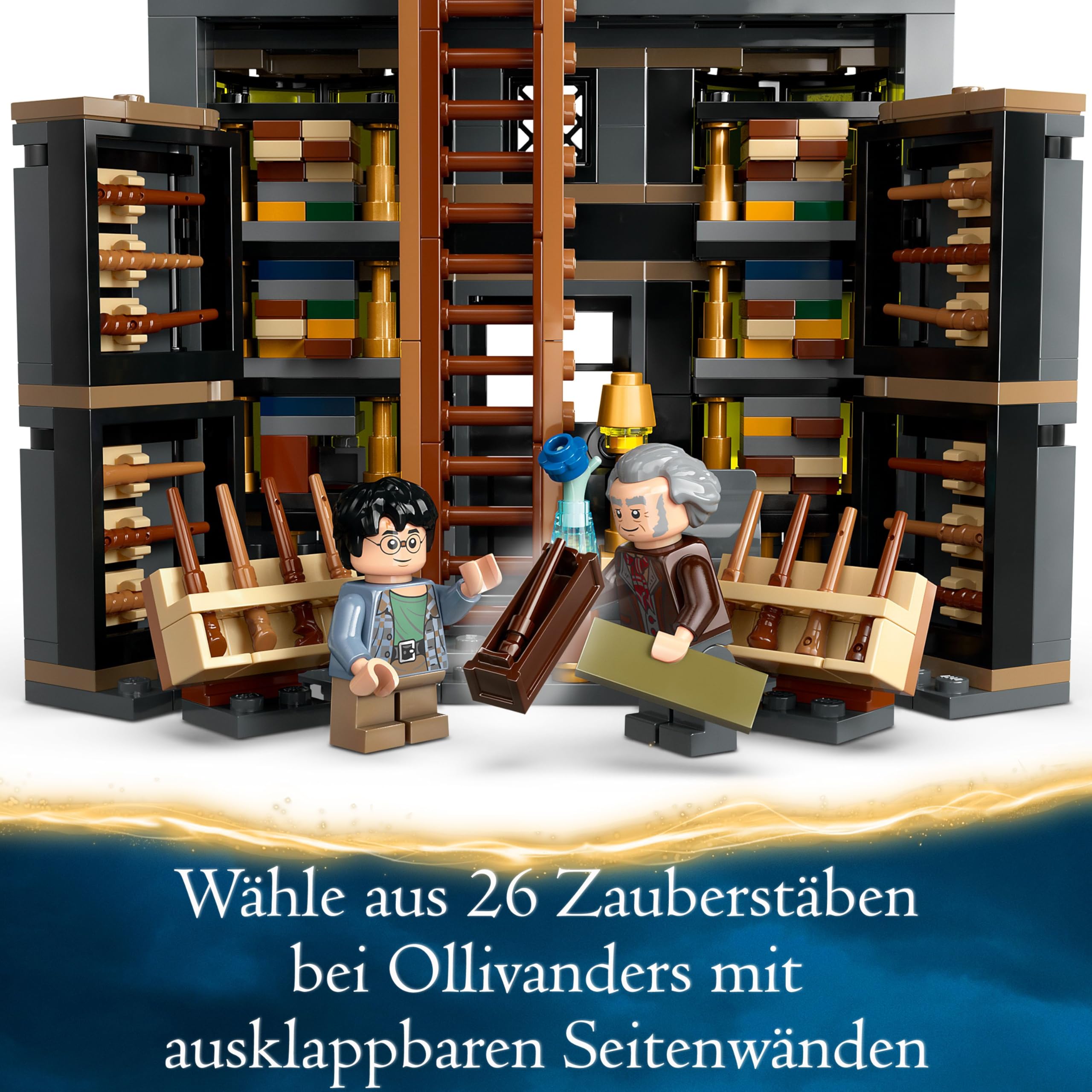 LEGO Harry Potter Ollivanders & Madam Malkins Anzüge, Läden aus der Winkelgasse