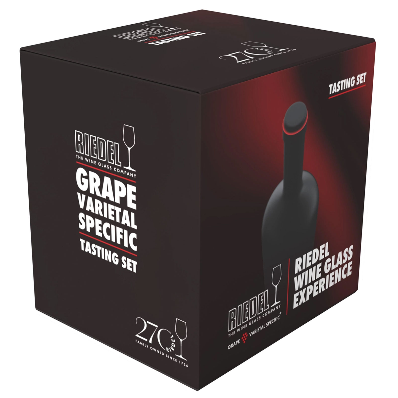 RIEDEL 5110/74 Fatto A Mano Black Tie Tasting Set
