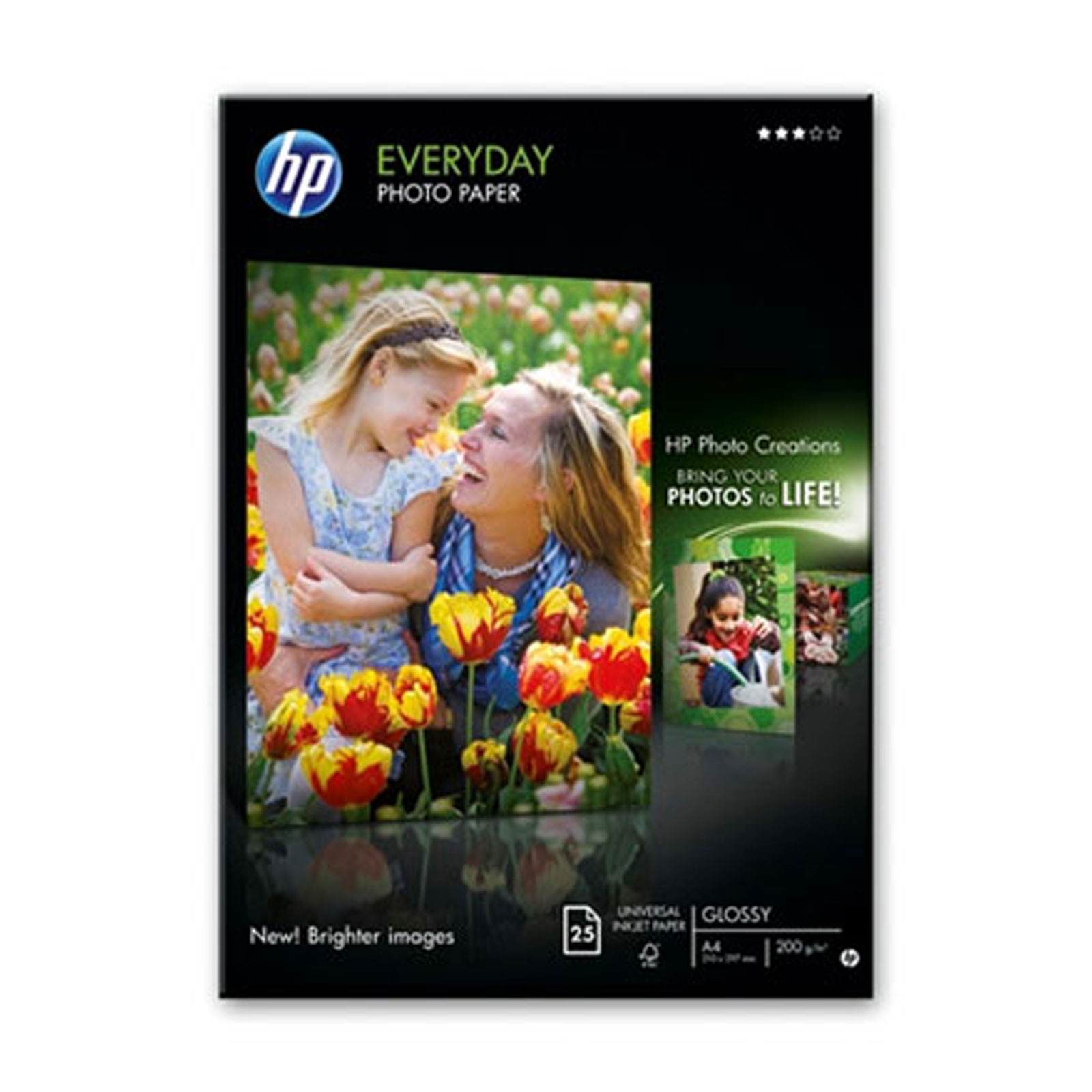 HP Q5451A Fotopapier (glänzend, 25 Blatt, A4, 210 x 297 mm)