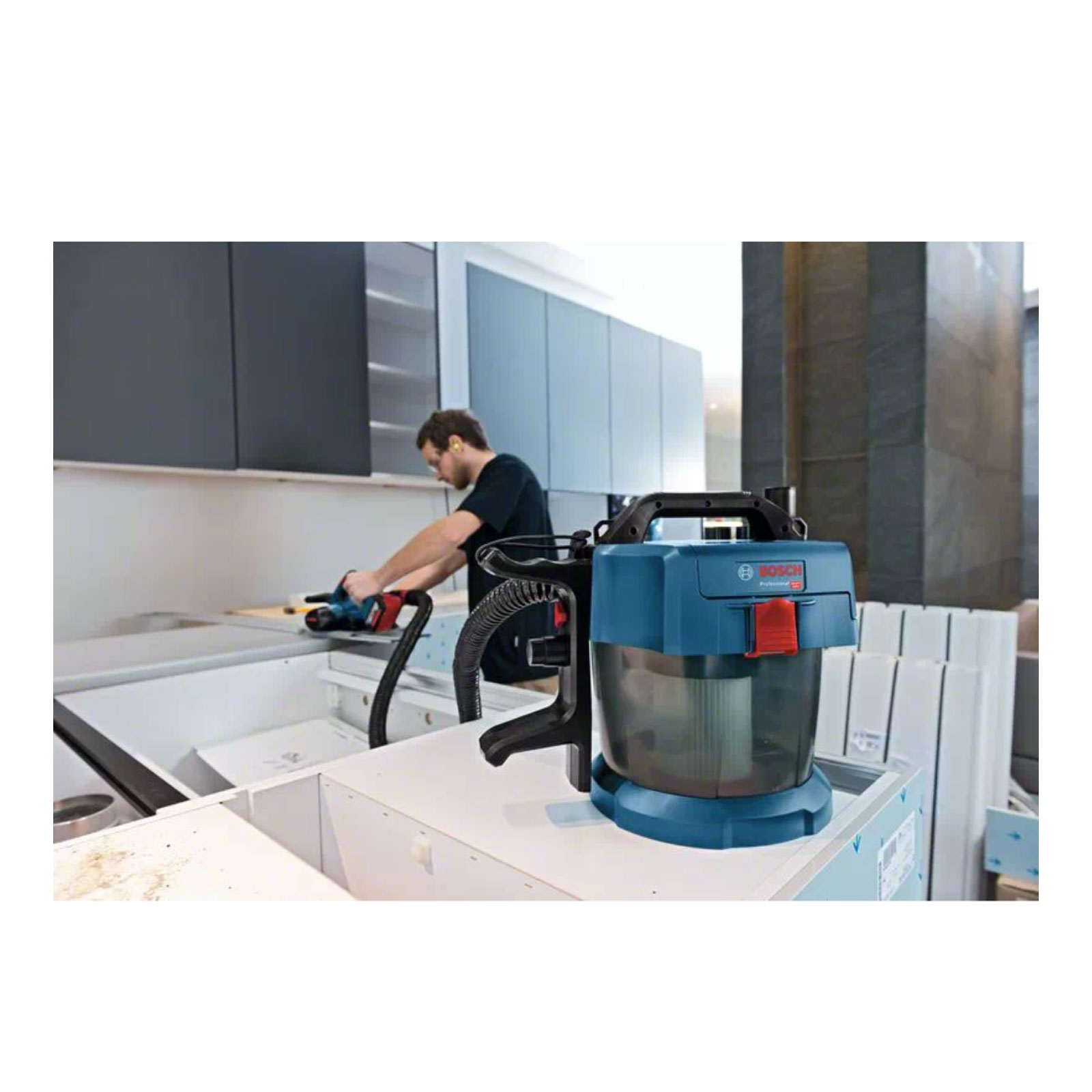 Bosch Professional GAS 18V-10 L Nass- und Trockensauger (Akku)
