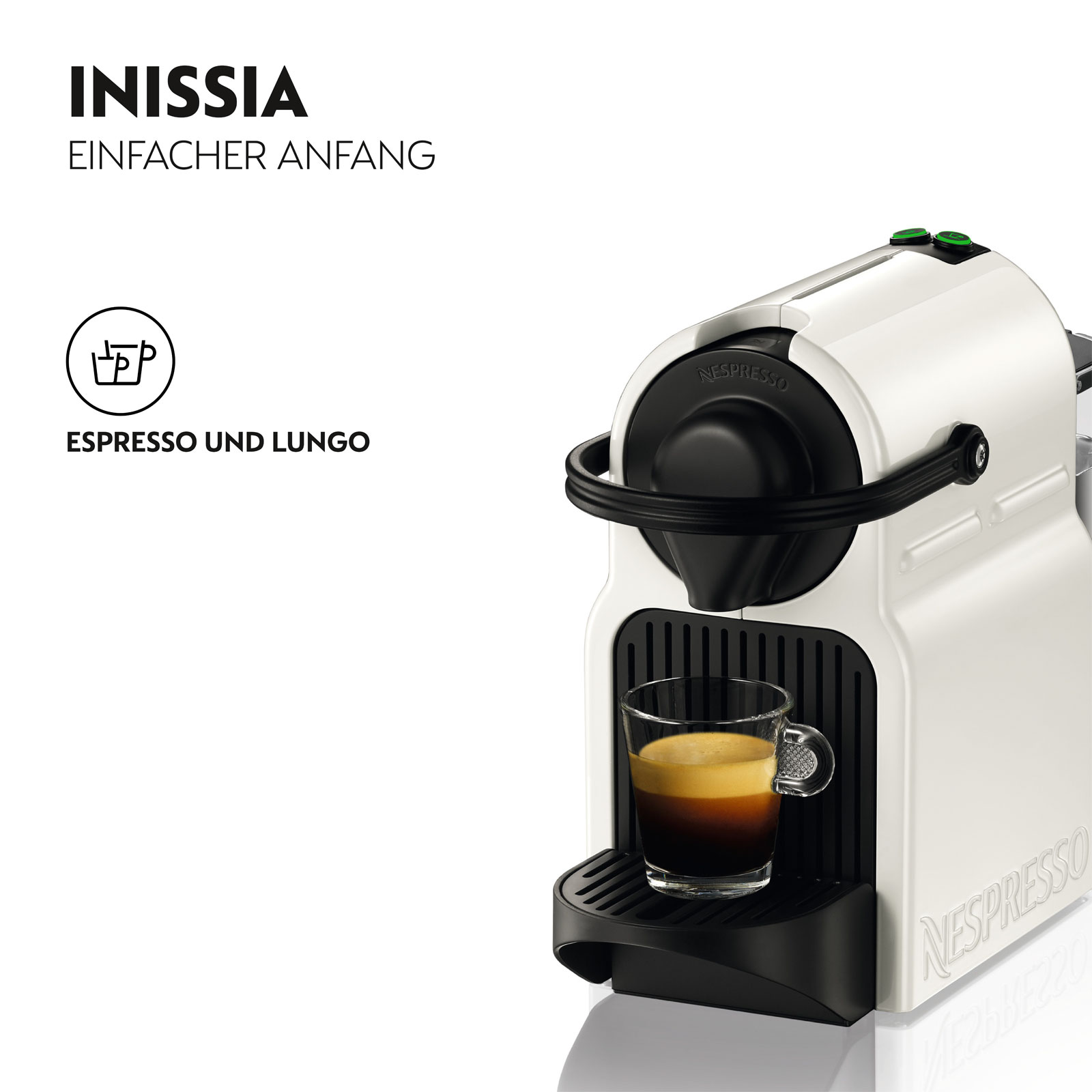 Krups XN 1001 Inissia Nespressomaschine weiß