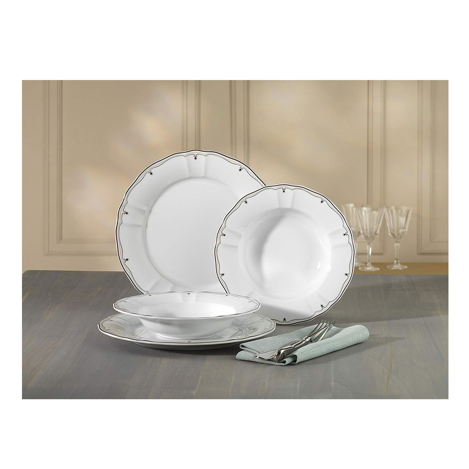 CreaTable, 16861, Serie Flora VIENNA, Tafelservice 12tlg
