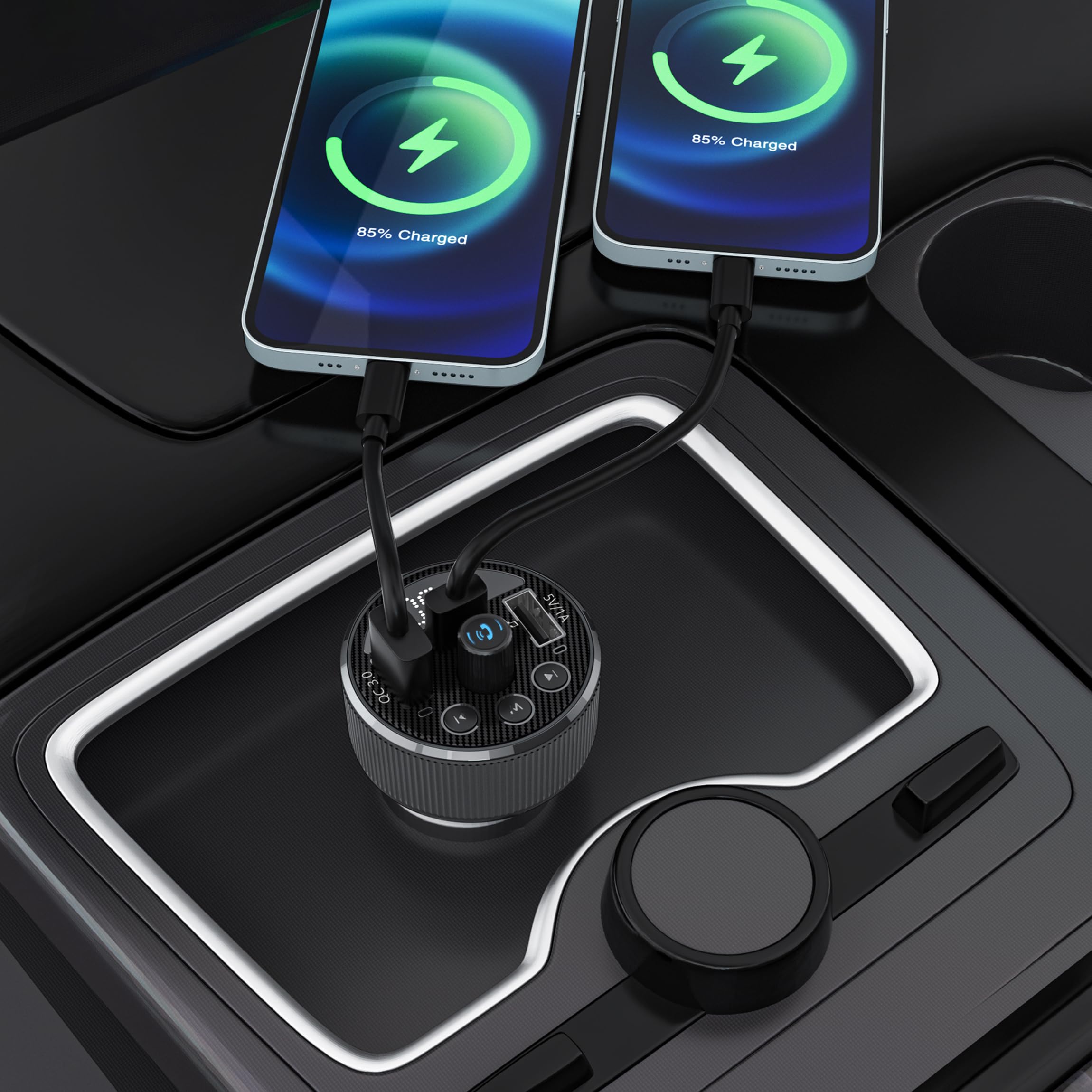 XLayer Kfz-Ladegerät 30W mit FM-Transmitter